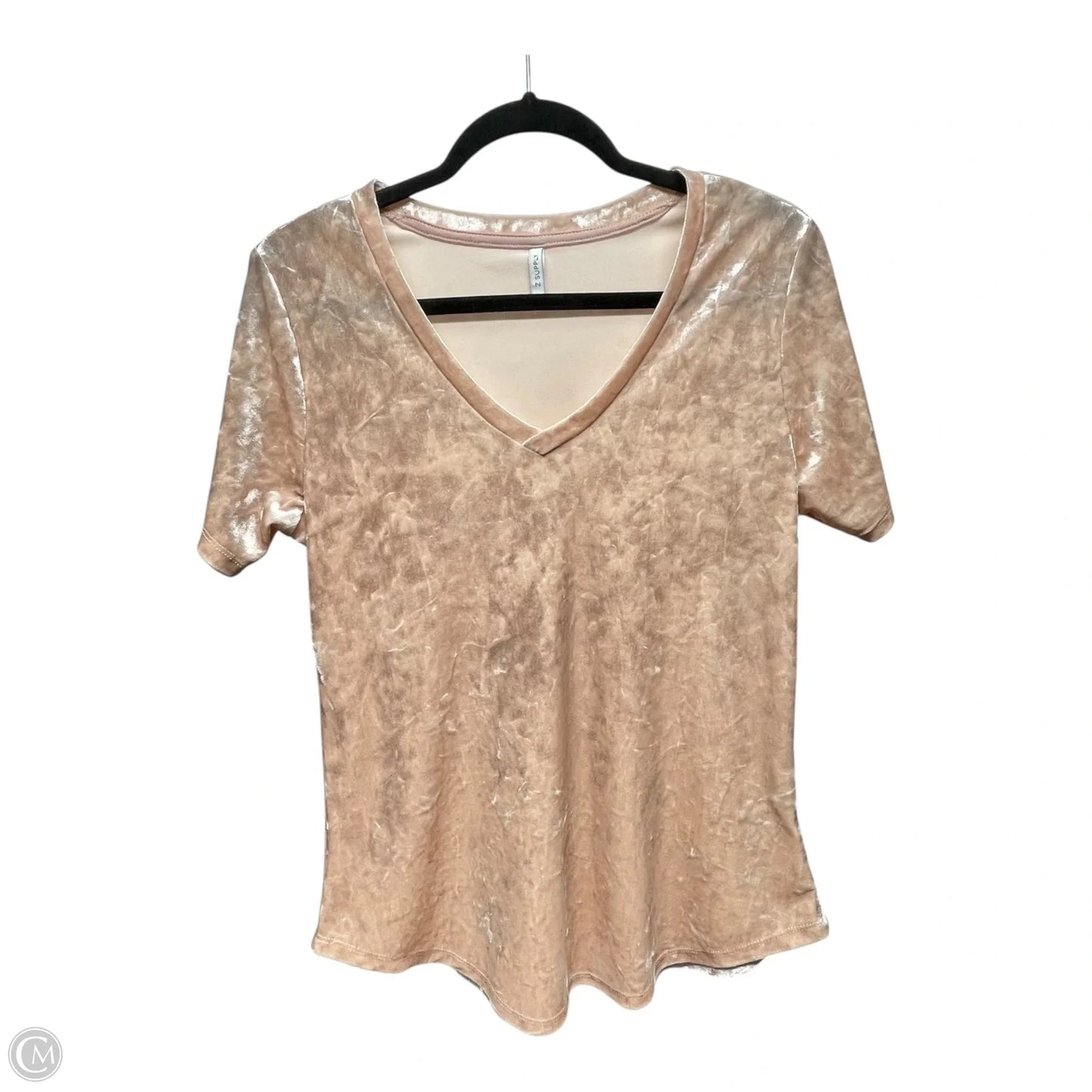 Top Short Sleeve By Z Supply In Pink, Size: S