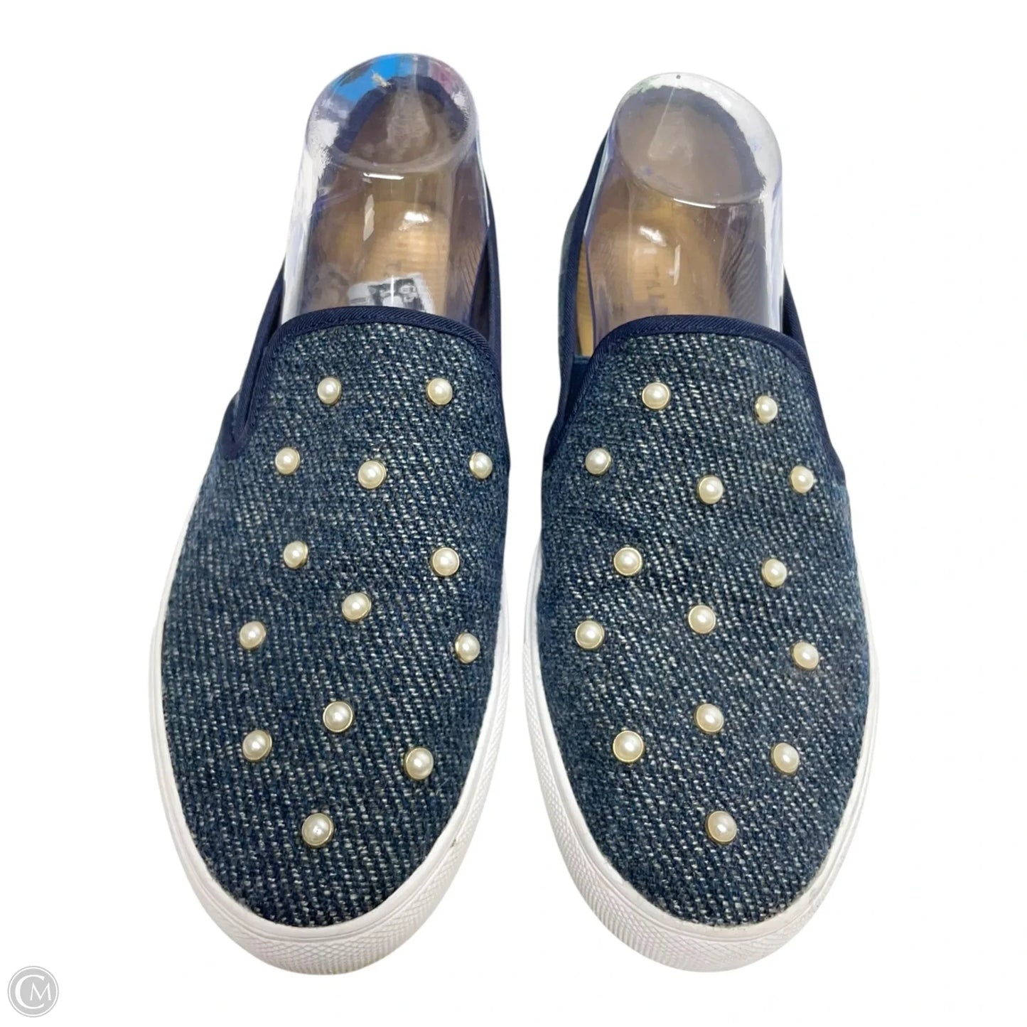 Shoes Sneakers By Talbots In Blue Denim, Size: 10