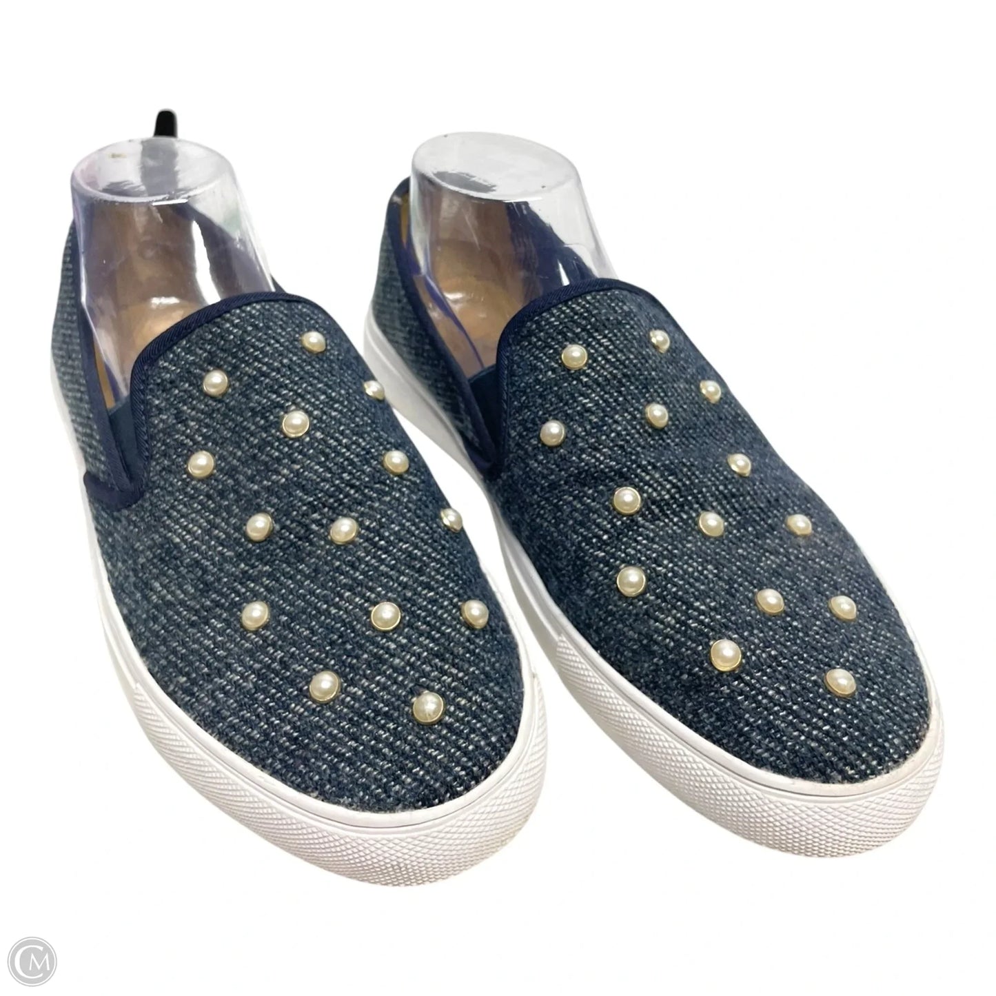 Shoes Sneakers By Talbots In Blue Denim, Size: 10