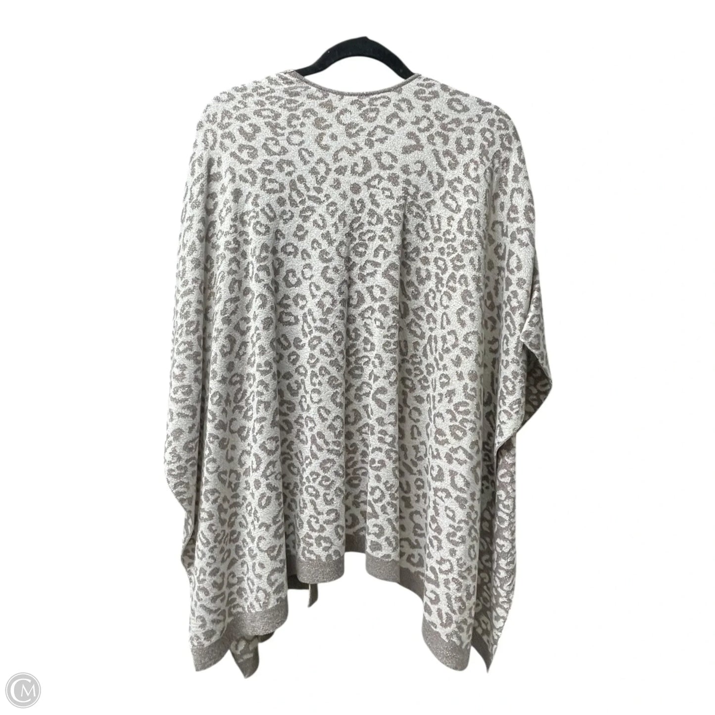 Sweater Cardigan By Chicos In Taupe, Size: Osfm