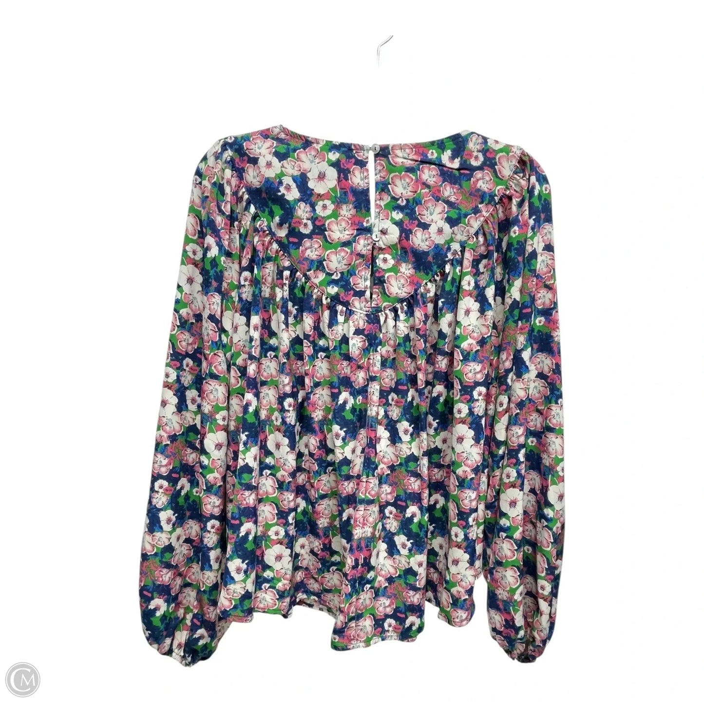 Top Long Sleeve By Entro In Floral Print, Size: S