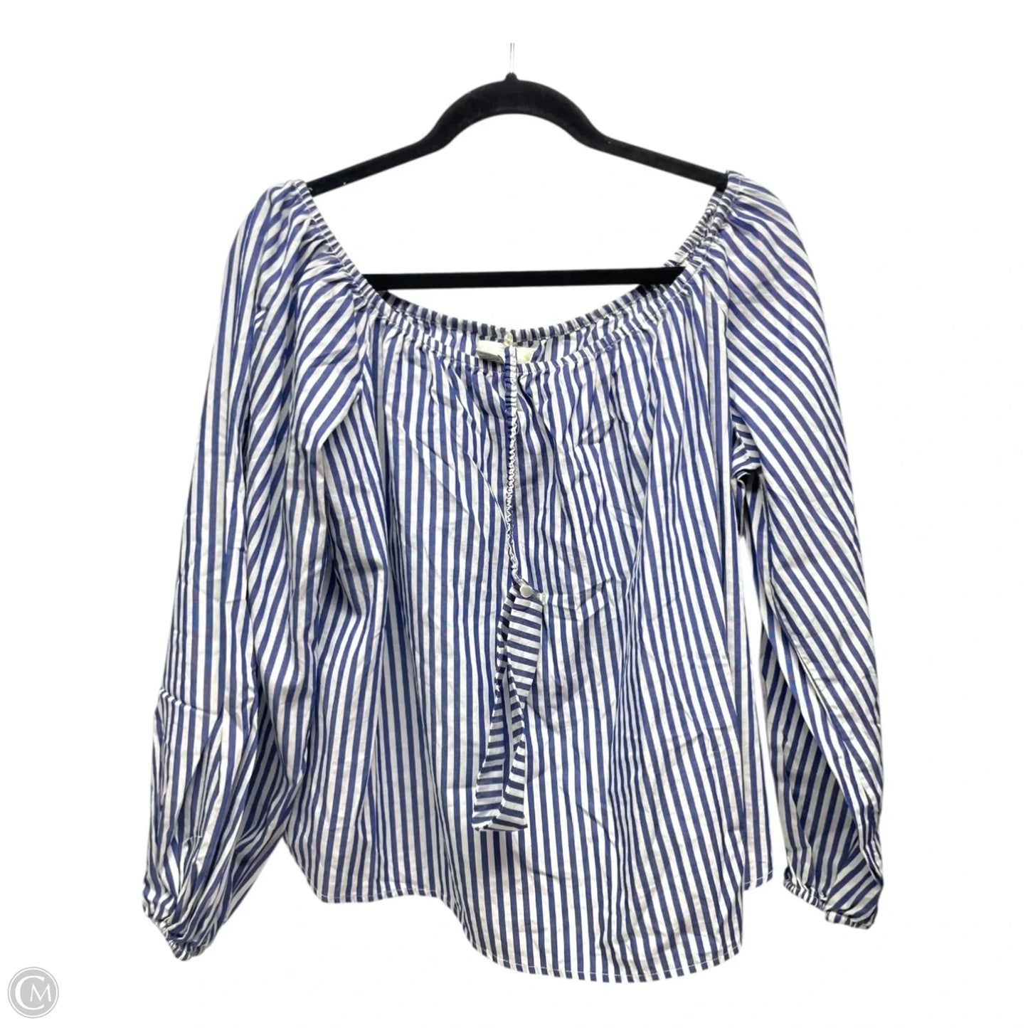 Top Long Sleeve By Forever 21 In Striped Pattern, Size: 2x
