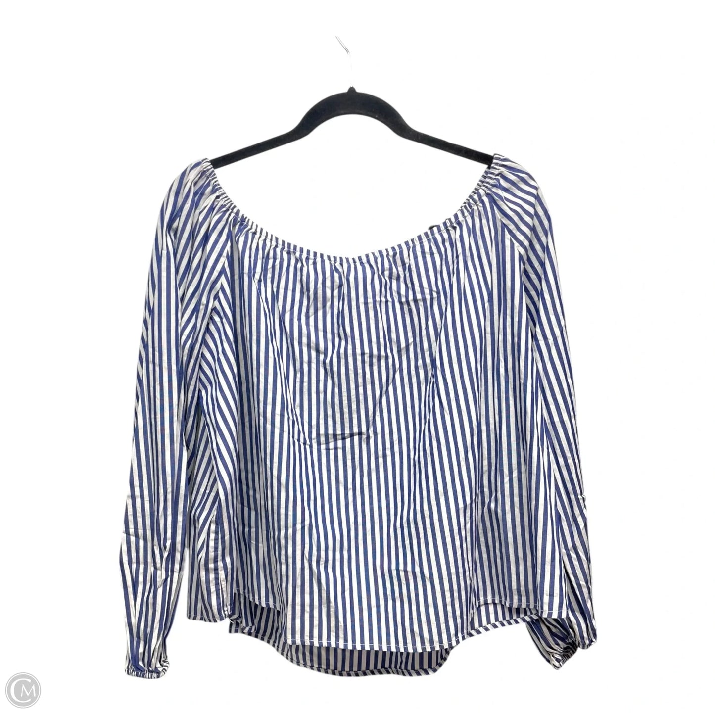 Top Long Sleeve By Forever 21 In Striped Pattern, Size: 2x