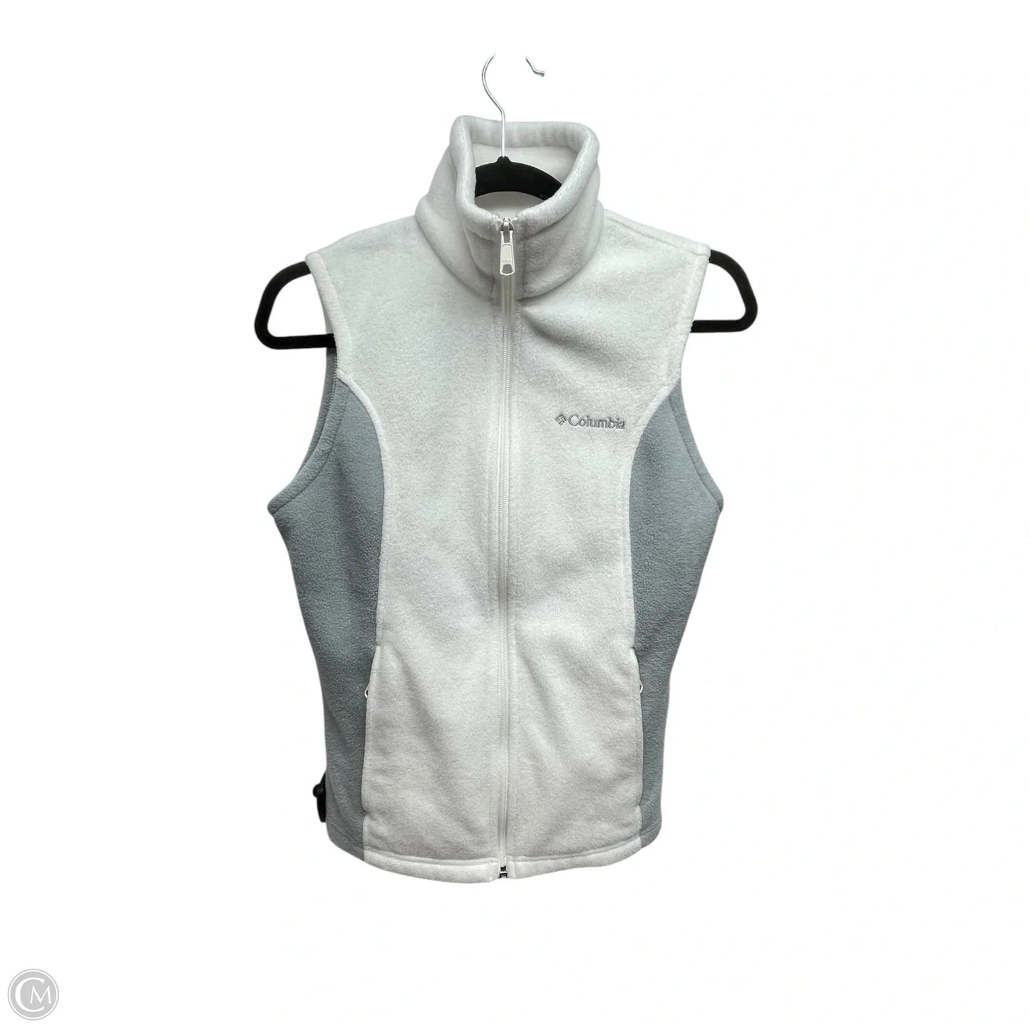 Vest Fleece By Columbia In Grey & White, Size: Xs