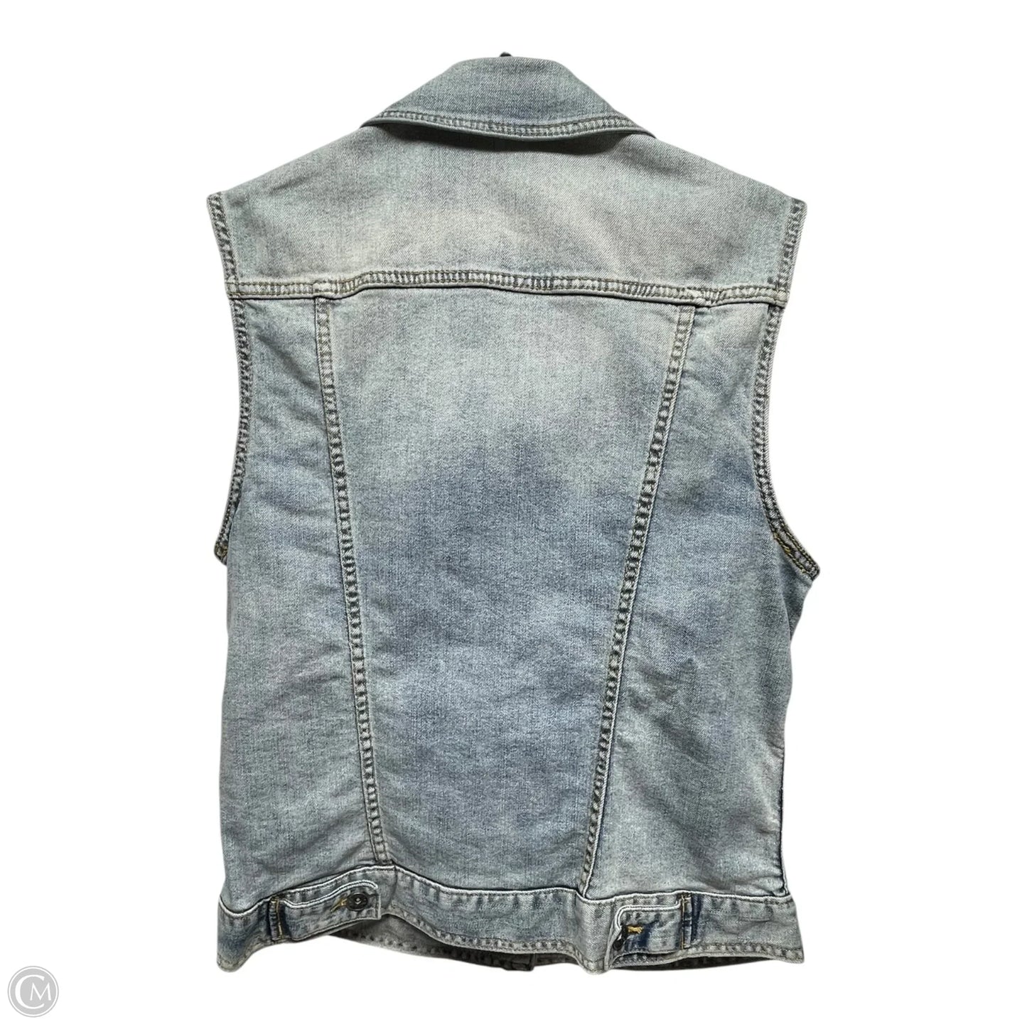 Vest Other By Merona In Blue Denim, Size: M