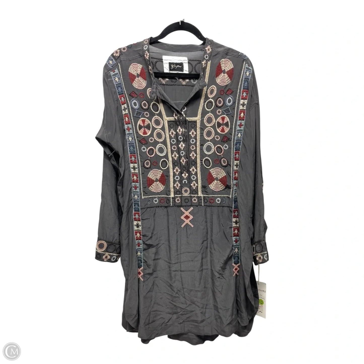 Dress Casual Short By Johnny Was In Grey, Size: Xs