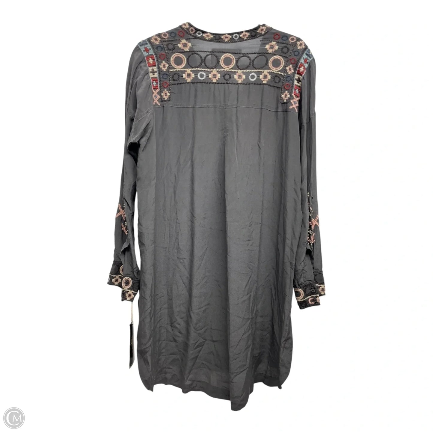 Dress Casual Short By Johnny Was In Grey, Size: Xs