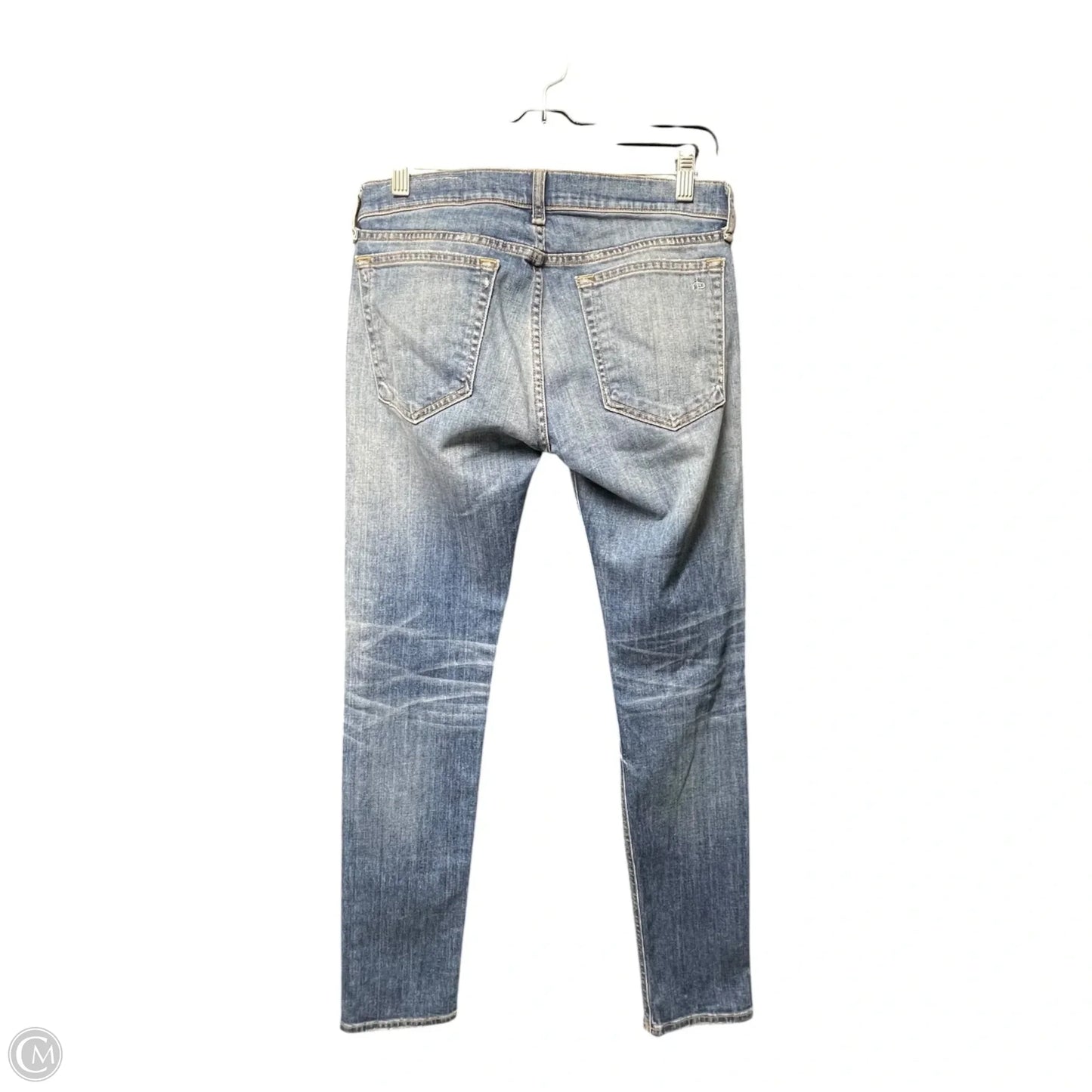 Jeans Skinny By Rag And Bone In Blue Denim, Size: 2
