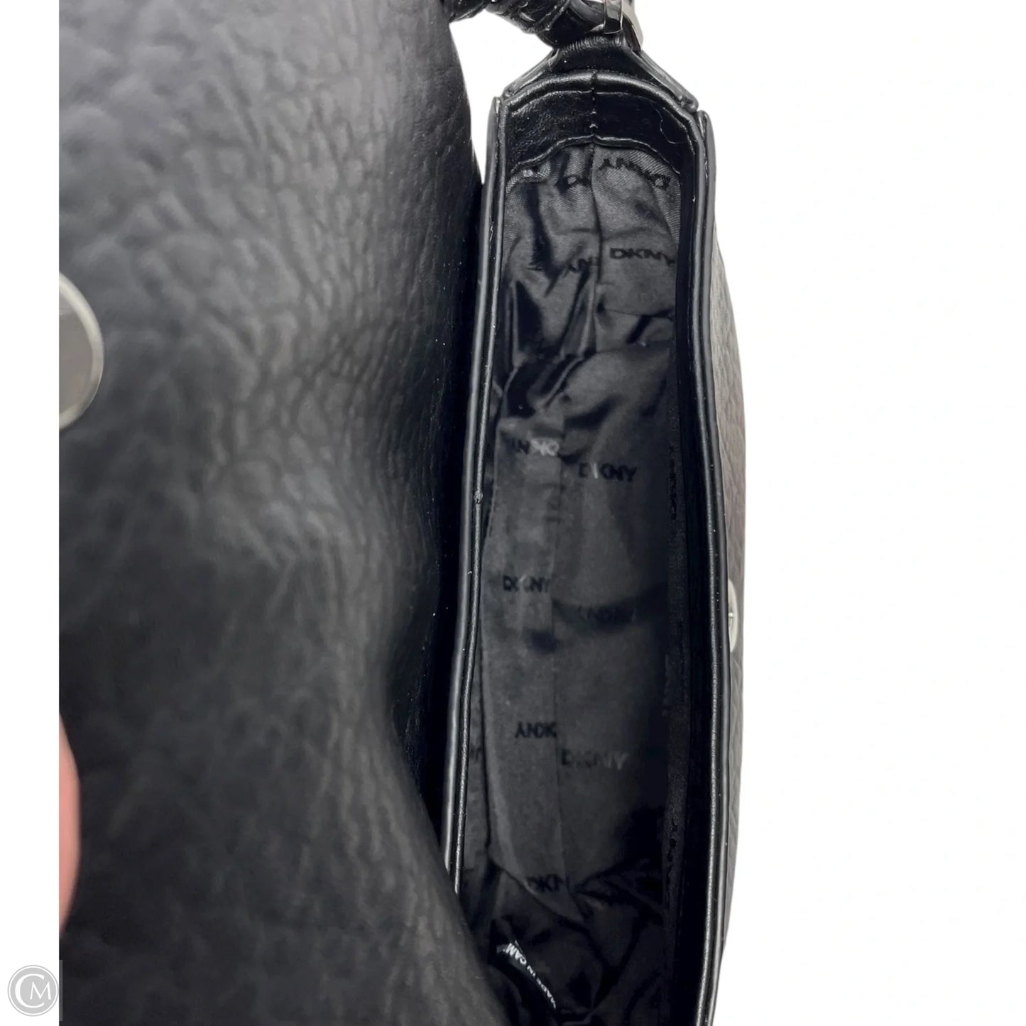 Crossbody Leather By Dkny, Size: Medium