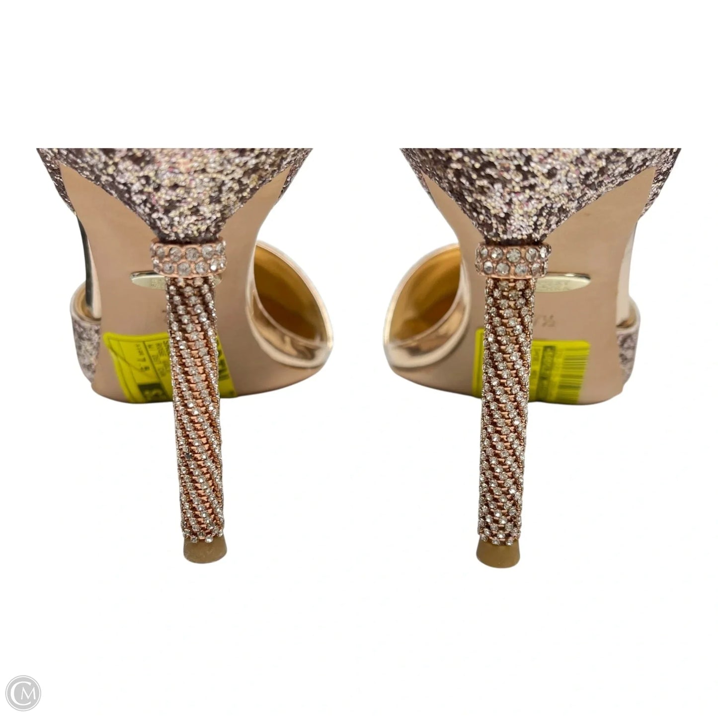 Shoes Heels Stiletto By Badgley Mischka In Rose Gold, Size: 7.5