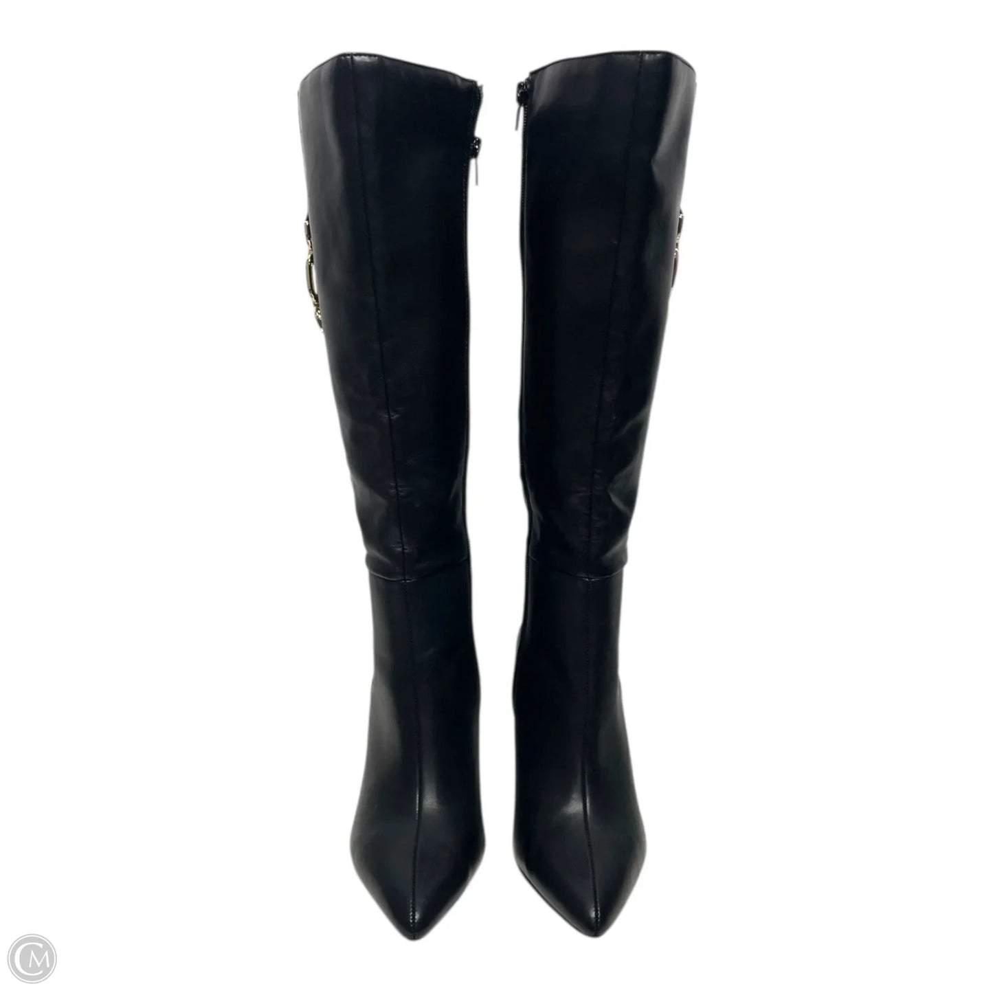 Boots Mid-calf Heels By Bcbgeneration In Black, Size: 8