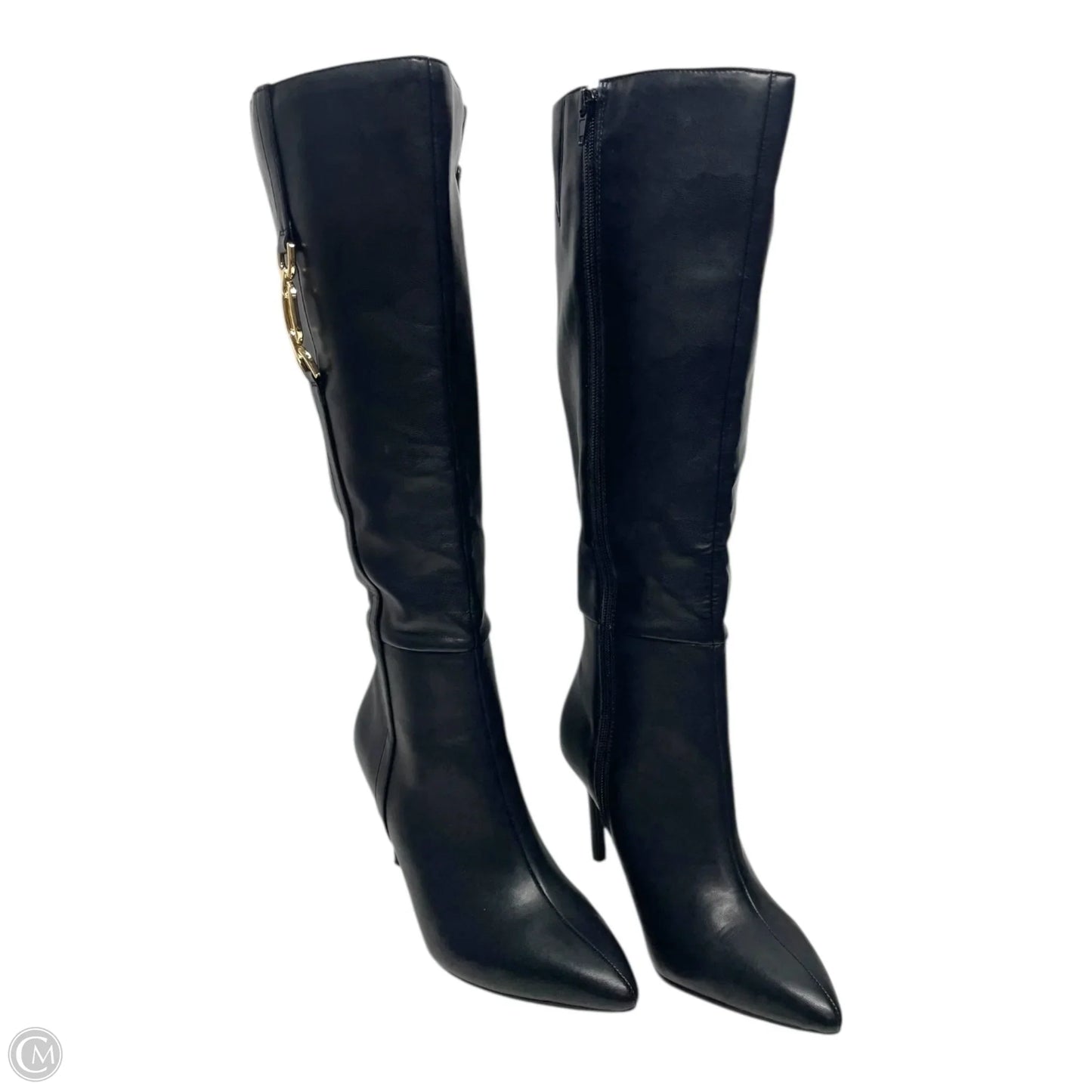 Boots Mid-calf Heels By Bcbgeneration In Black, Size: 8
