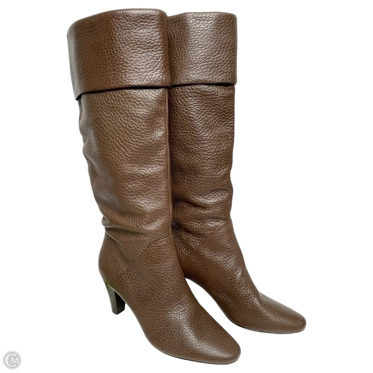 Boots Mid-calf Heels By Tahari By Arthur Levine In Brown, Size: 8