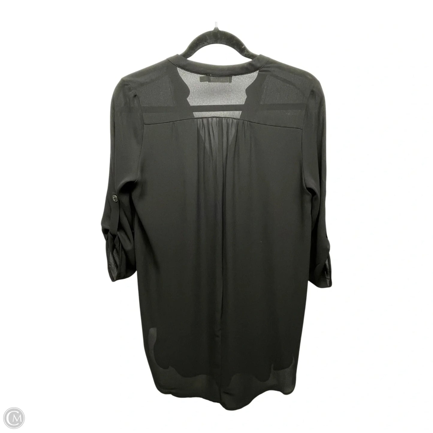 Top 3/4 Sleeve By Lush In Black, Size: S