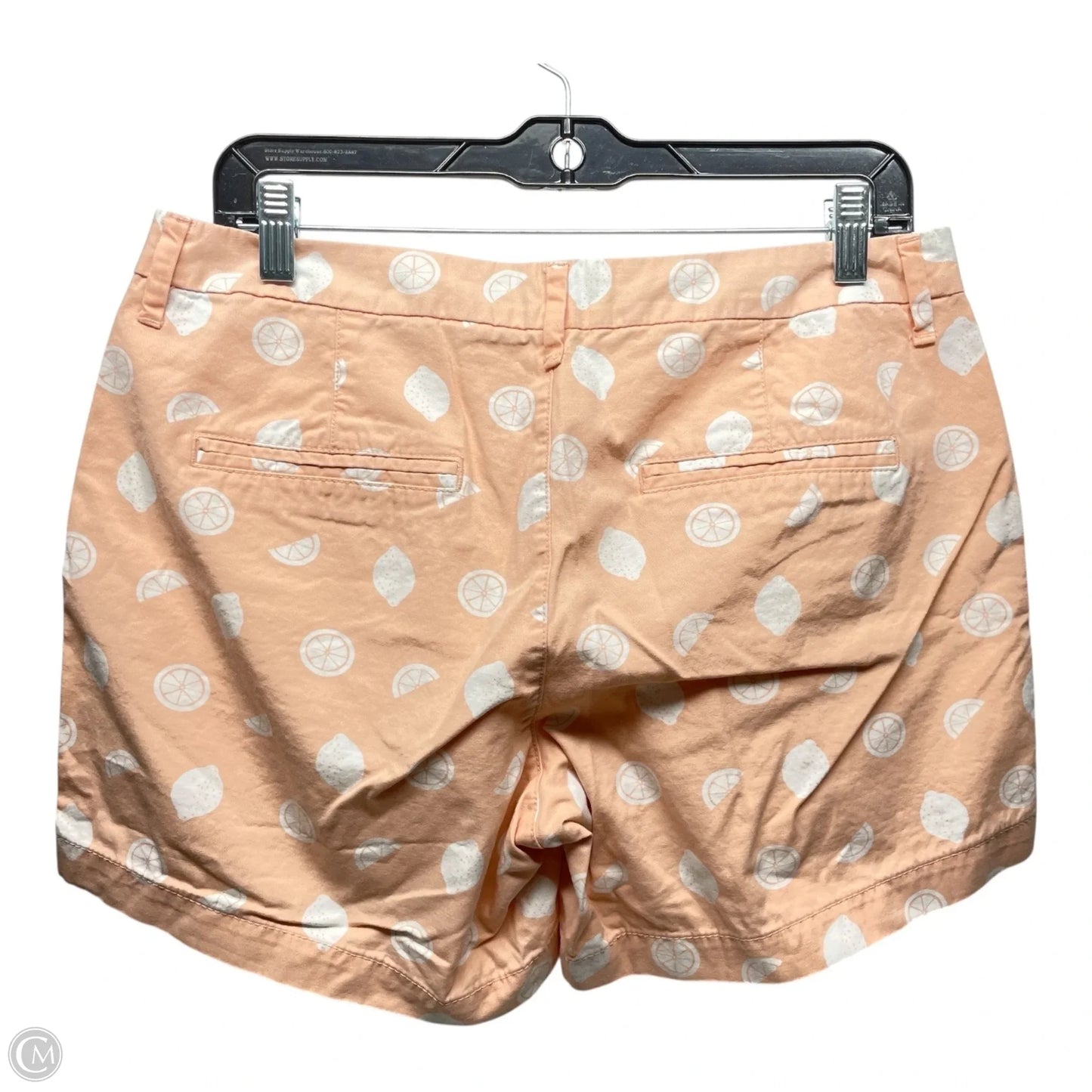 Shorts By Old Navy In Orange & White, Size: 8