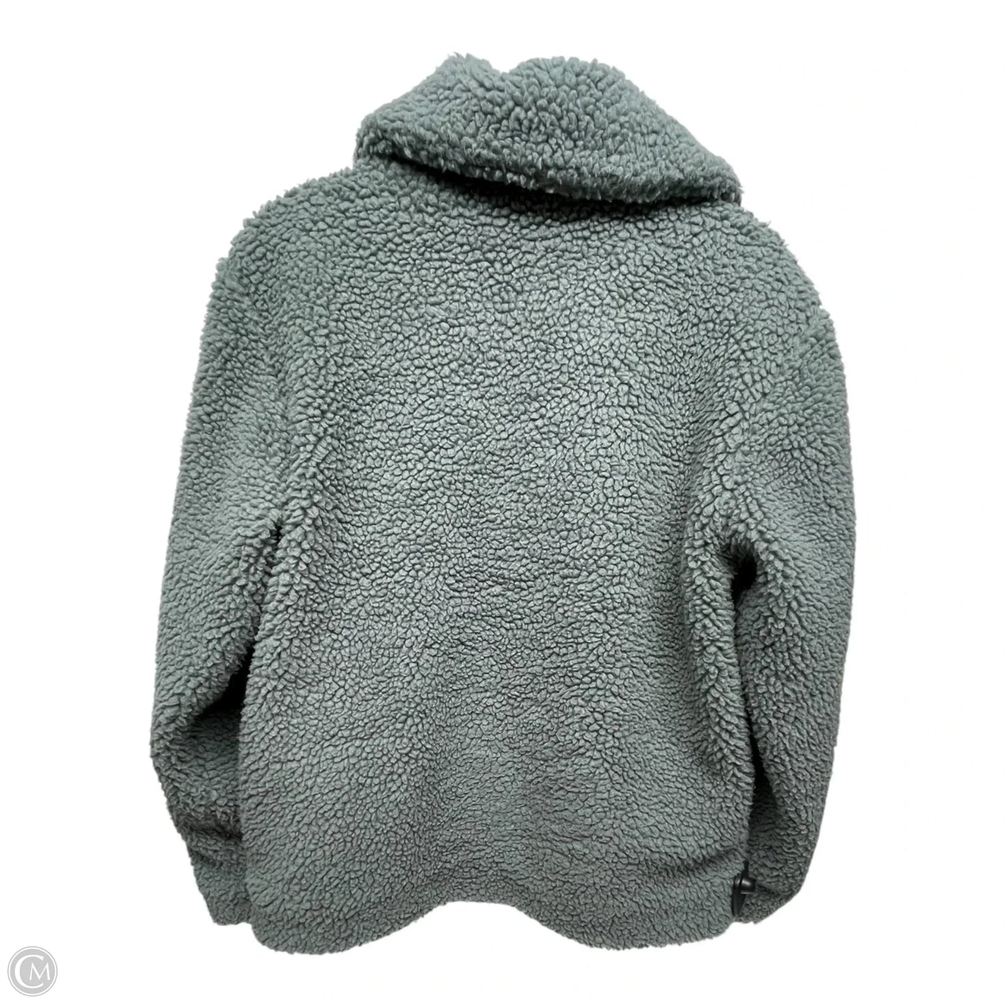 Jacket Faux Fur & Sherpa By Bdg In Green, Size: M