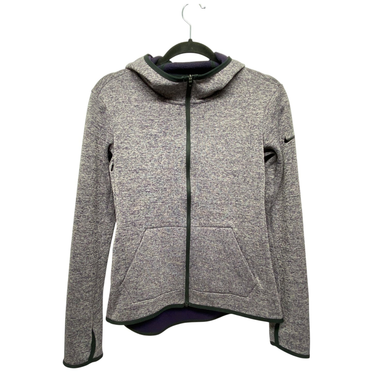 Athletic Jacket By Nike Apparel In Purple, Size: S