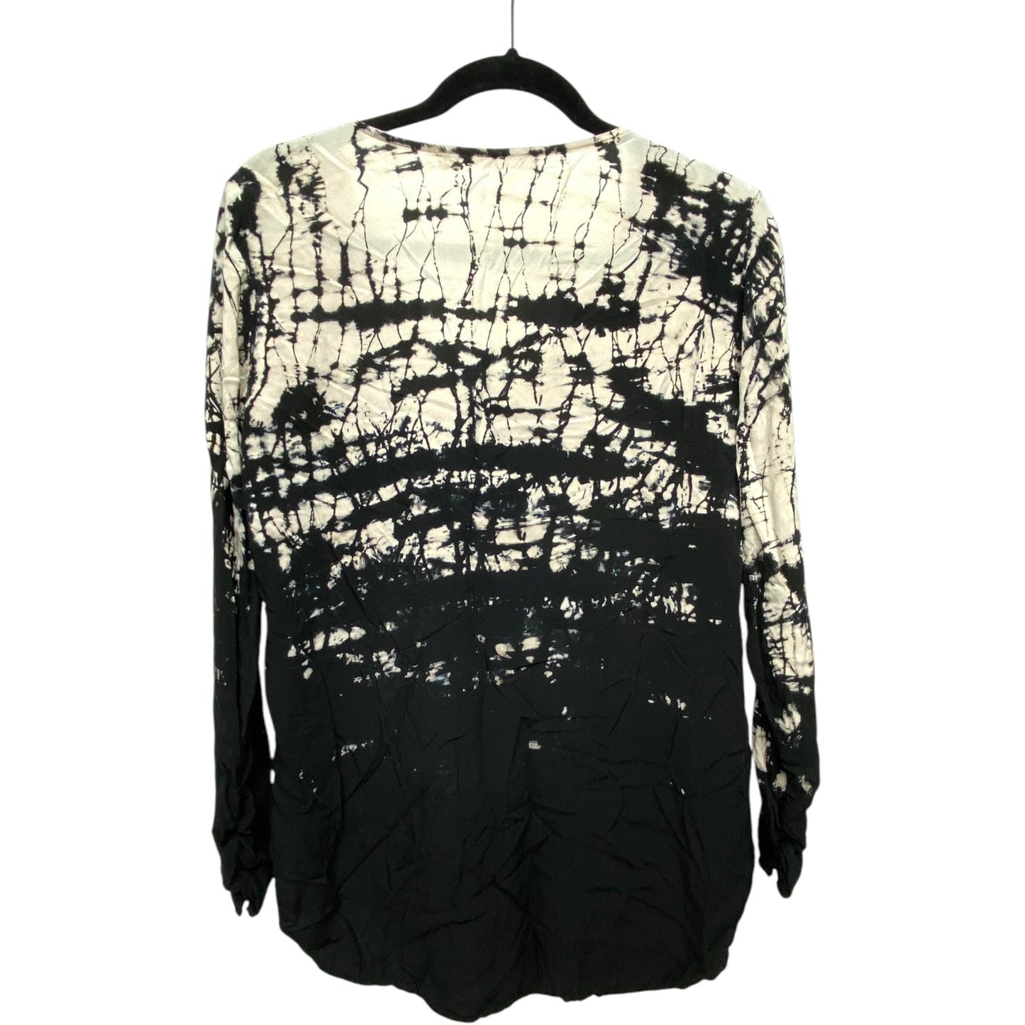 Top Long Sleeve By Michael Stars In Cream & Green, Size: S