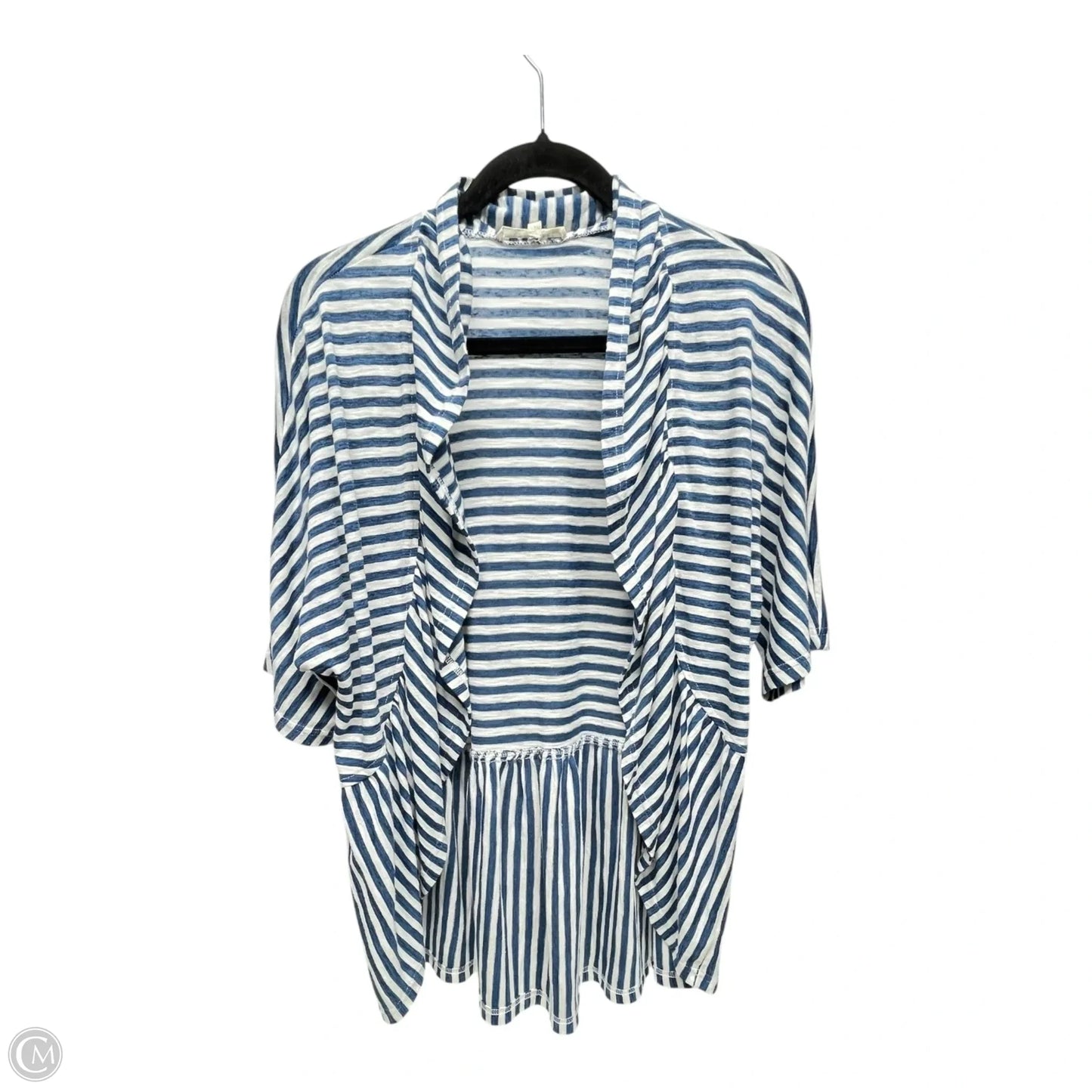 Cardigan By Copper Key In Striped Pattern, Size: S