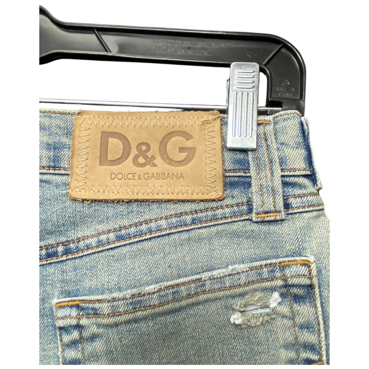 Jeans Luxury Designer By Dolce And Gabbana In Blue Denim, Size: 2