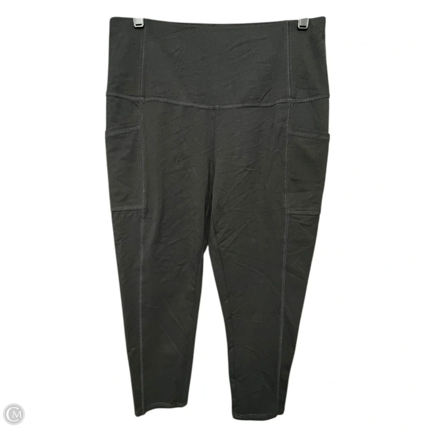 Athletic Leggings By Chicos In Black, Size: M