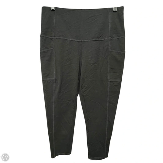 Athletic Leggings By Chicos In Black, Size: M