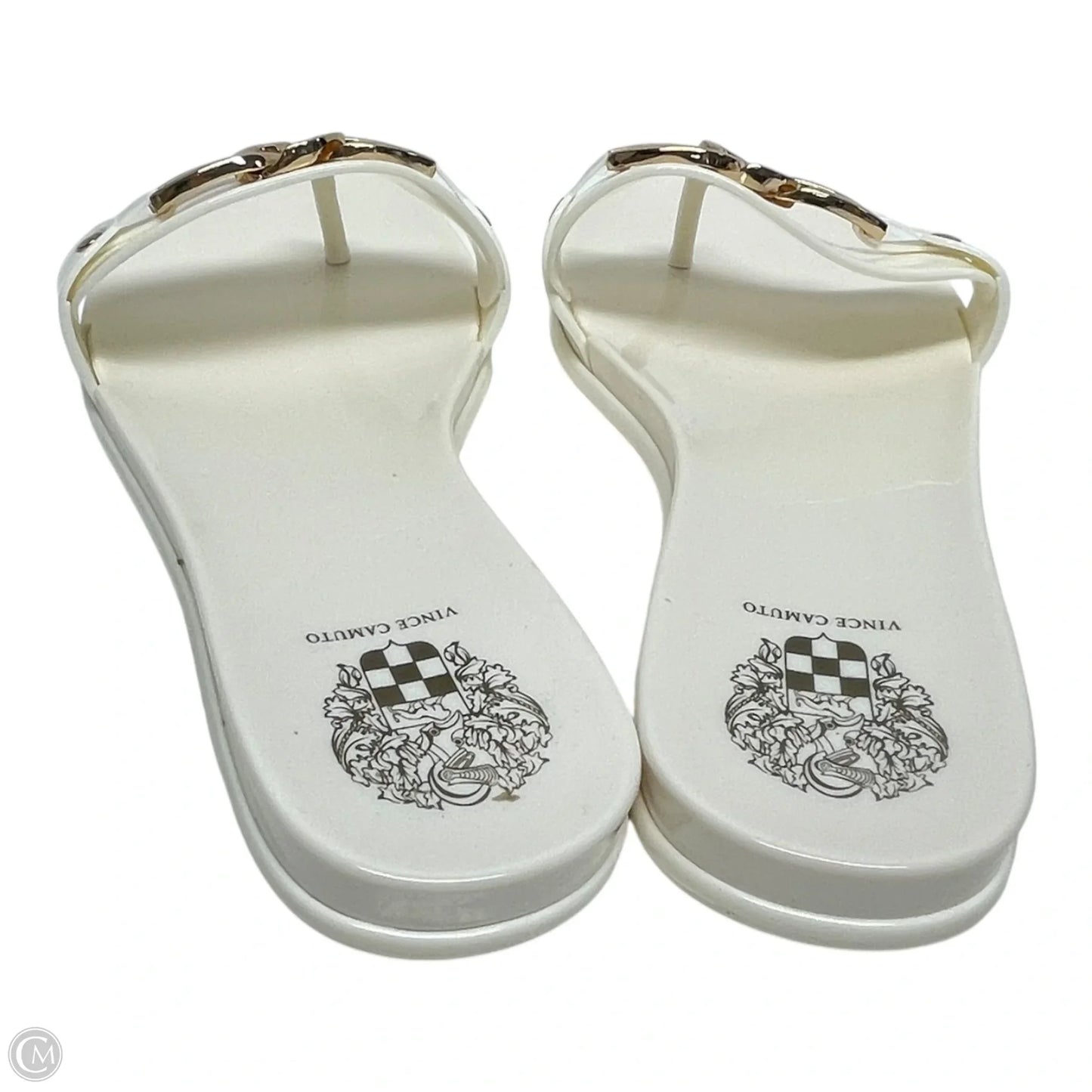 Sandals Flats By Vince Camuto In White, Size: 9