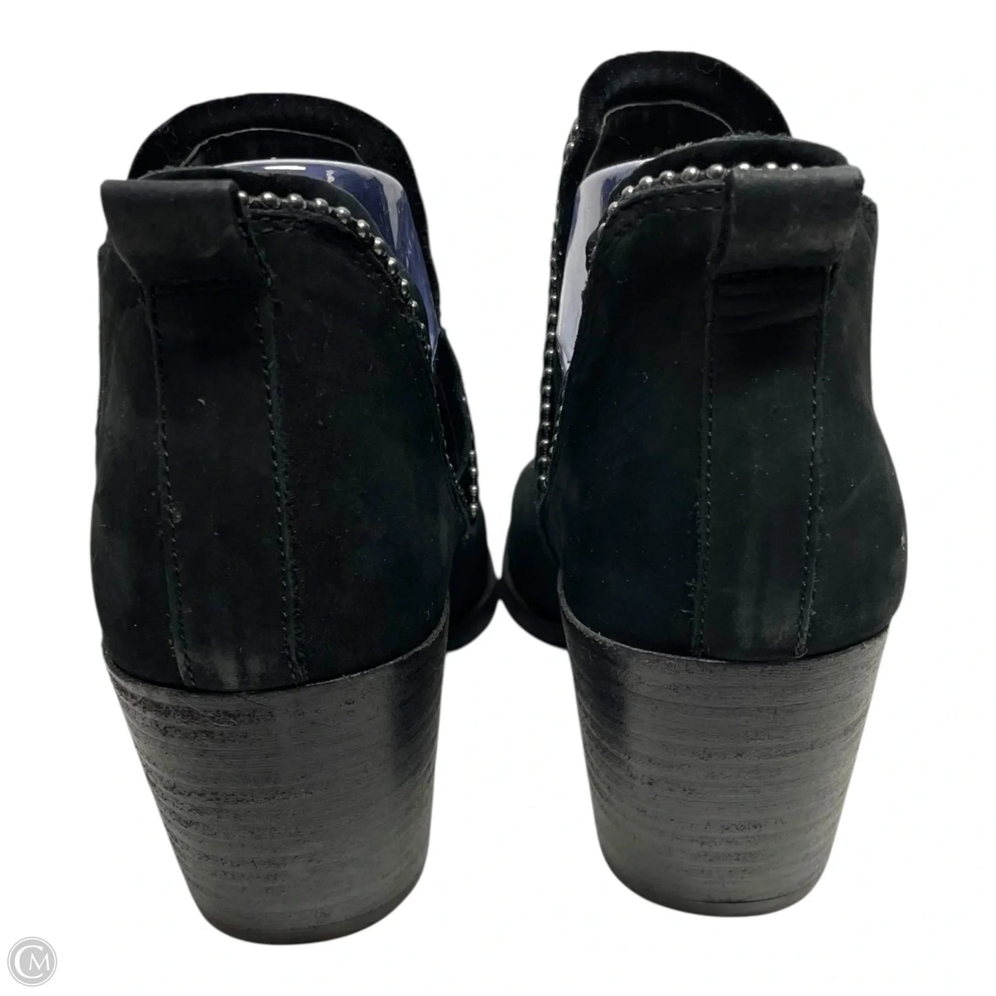 Boots Ankle Heels By Crown Vintage In Black, Size: 9.5