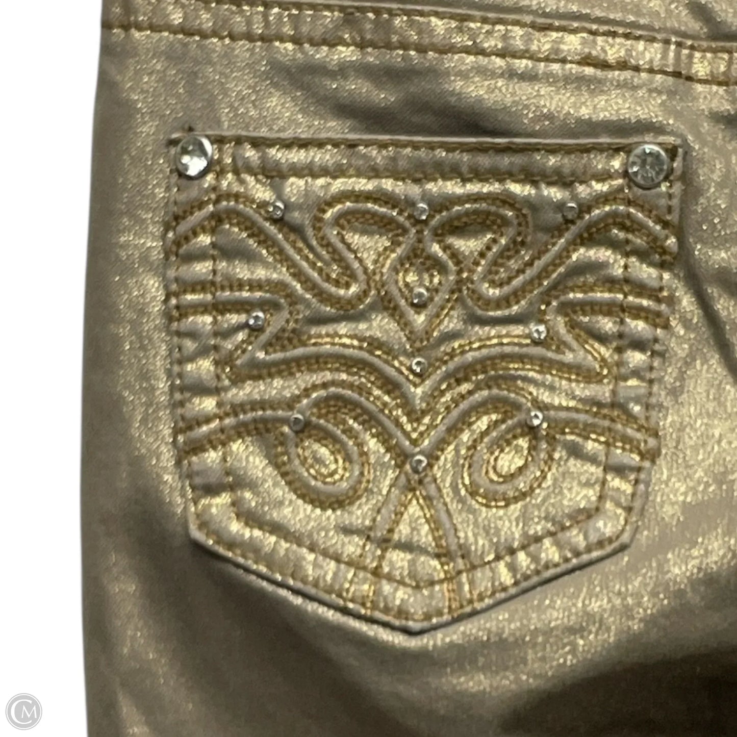 Jeans Straight By Reba In Gold, Size: 6