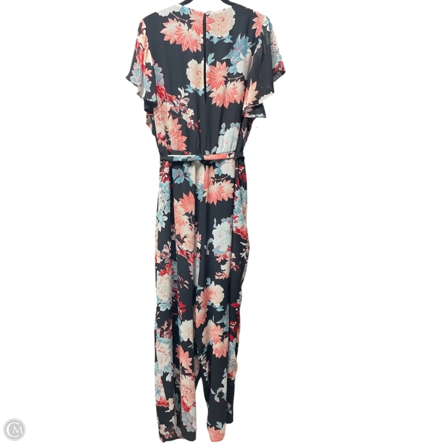 Jumpsuit By City Chic In Floral Print, Size: 20