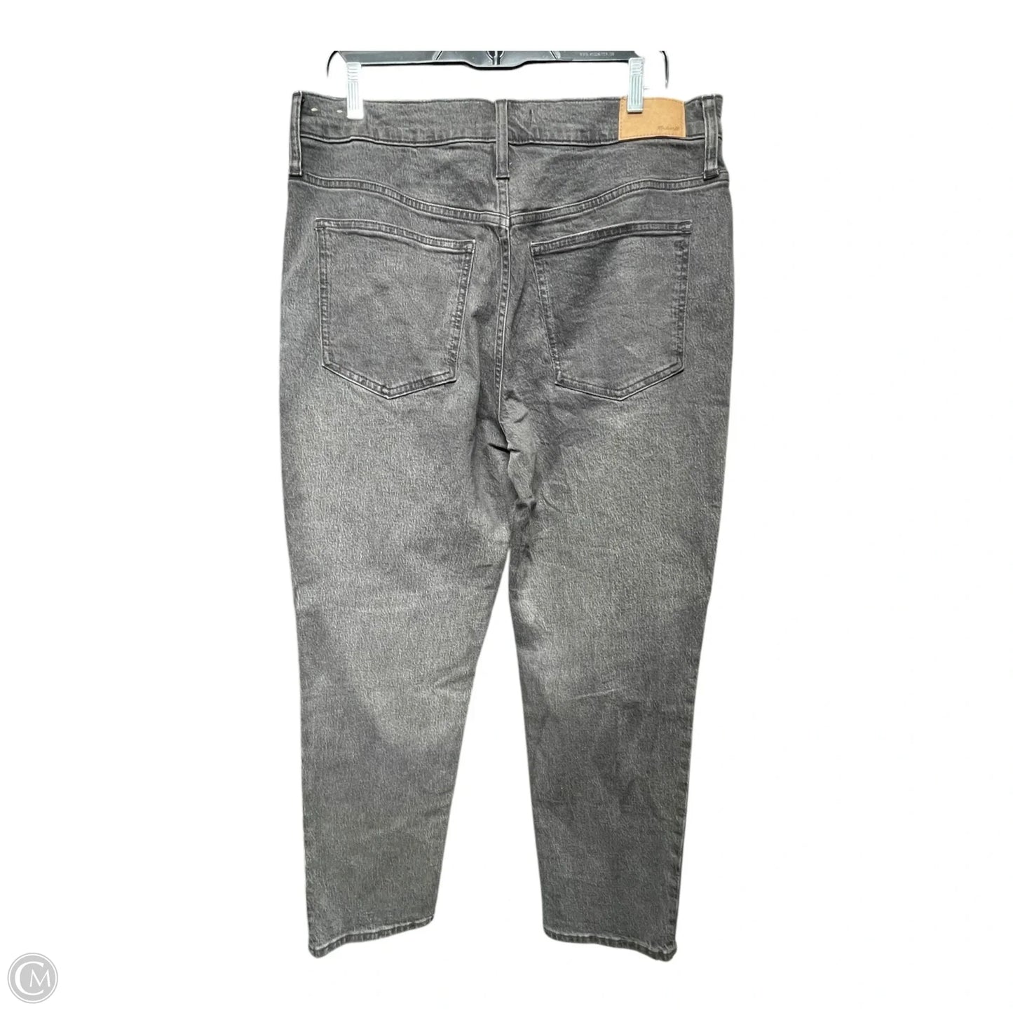Jeans Straight By Madewell In Black, Size: 12