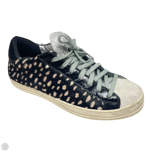Shoes Sneakers By P448 In Black & Tan, Size: 7