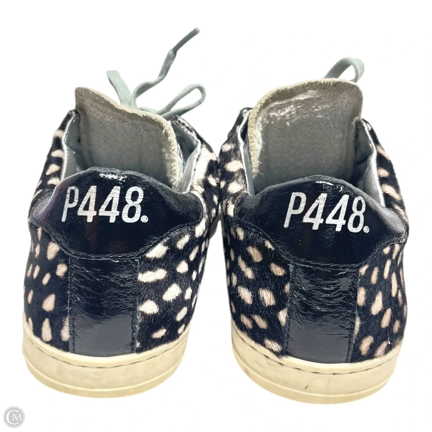 Shoes Sneakers By P448 In Black & Tan, Size: 7