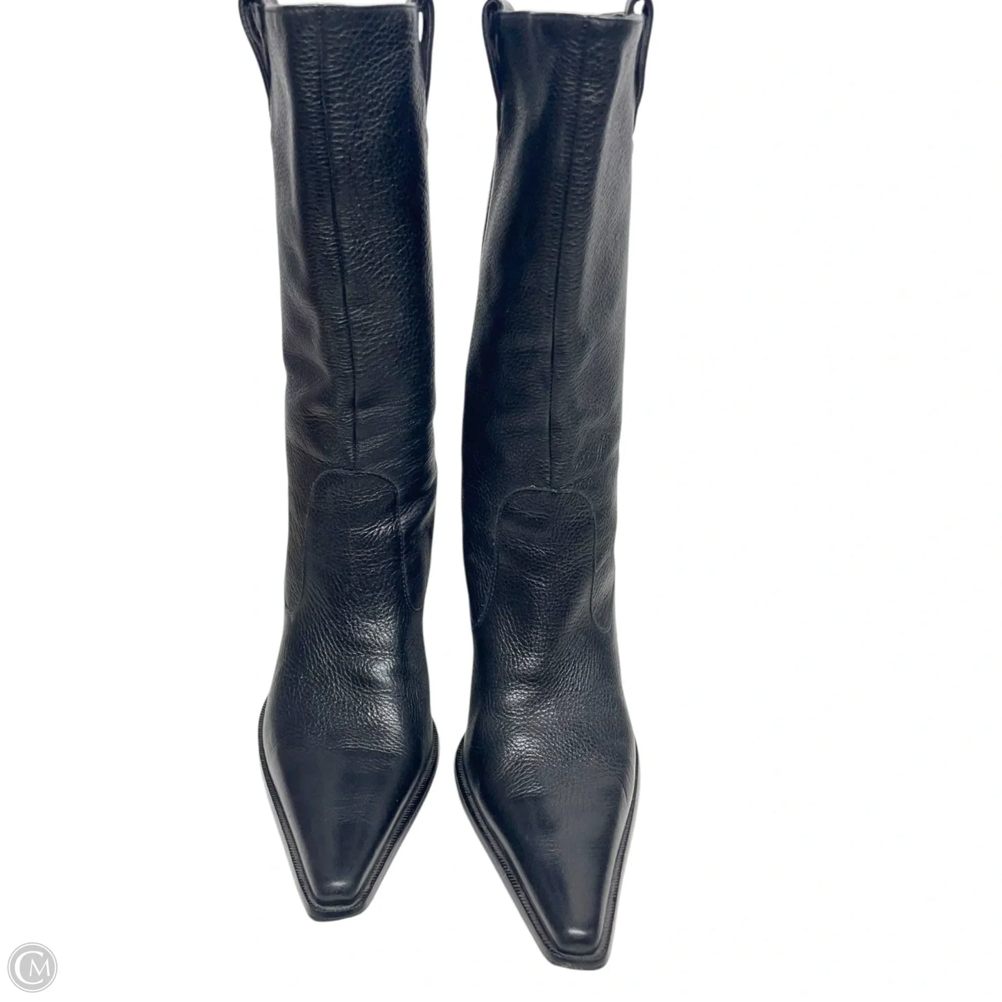 Boots Mid-calf Heels By Bcbg In Black, Size: 7.5