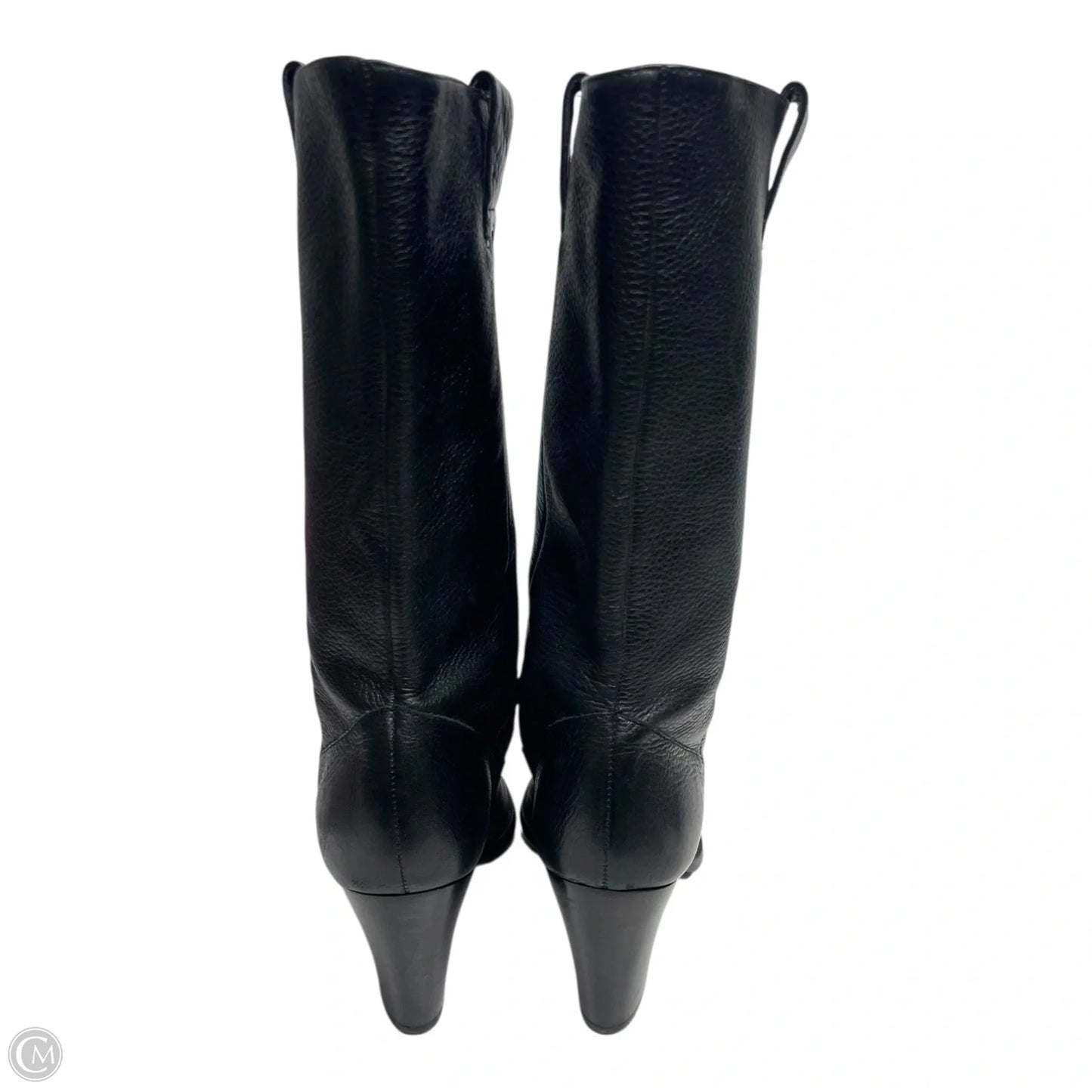 Boots Mid-calf Heels By Bcbg In Black, Size: 7.5