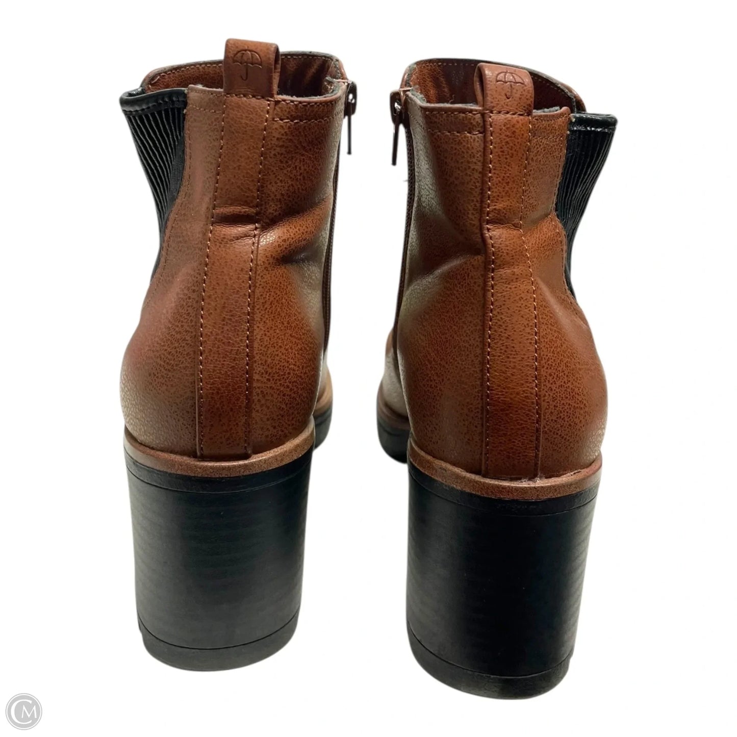 Boots Ankle Heels By Naturalizer In Brown, Size: 9