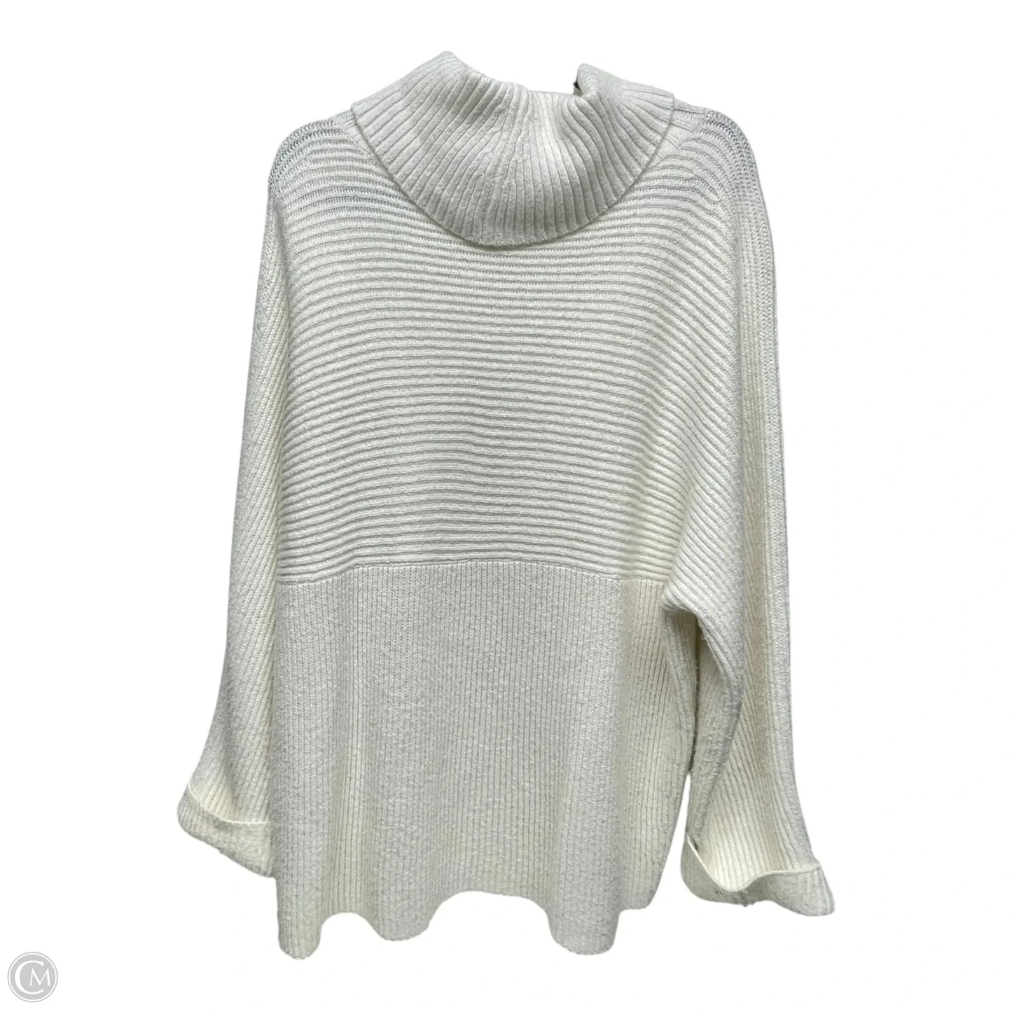 Sweater By Vince Camuto In White, Size: Xl