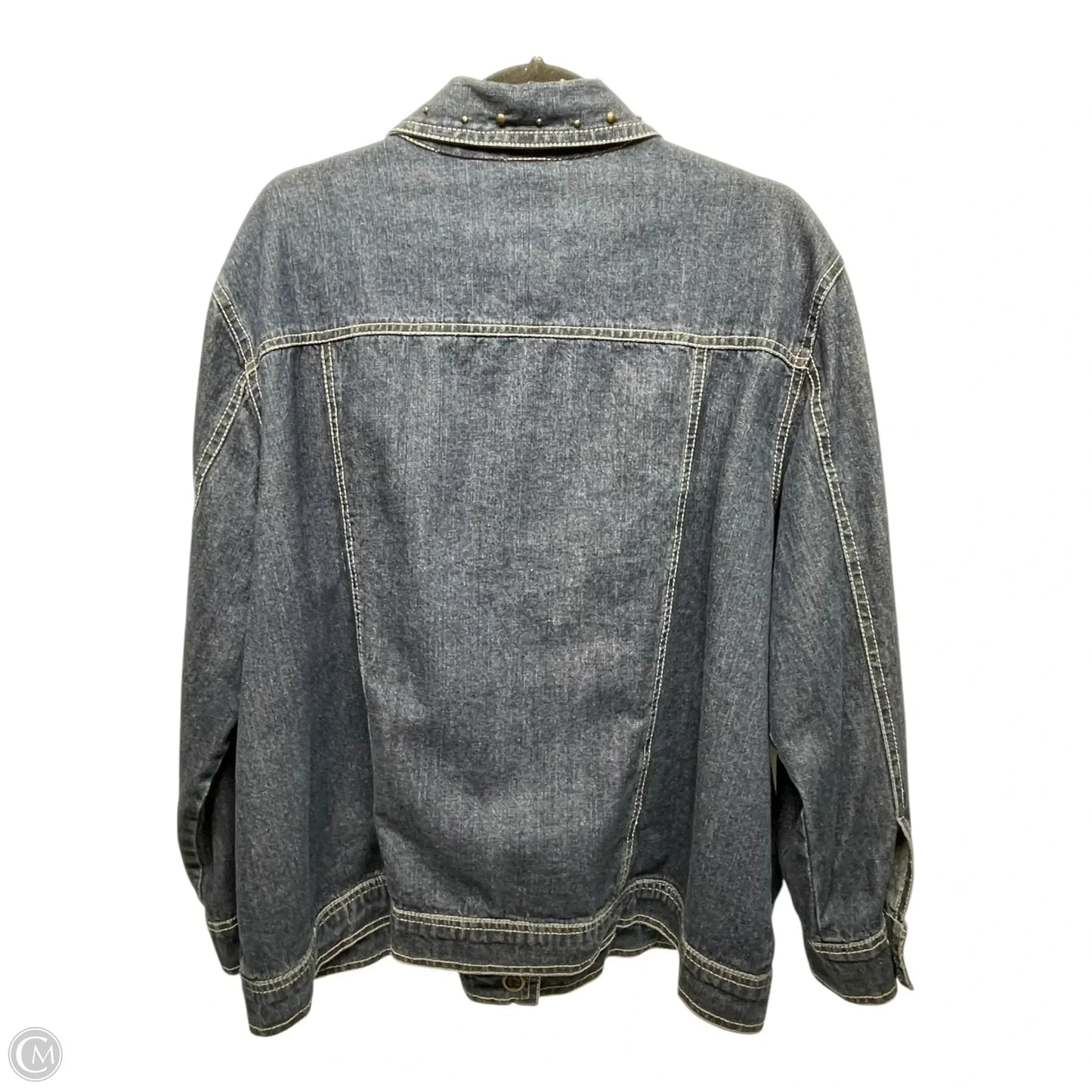 Jacket Denim By New Directions In Blue Denim, Size: 2x