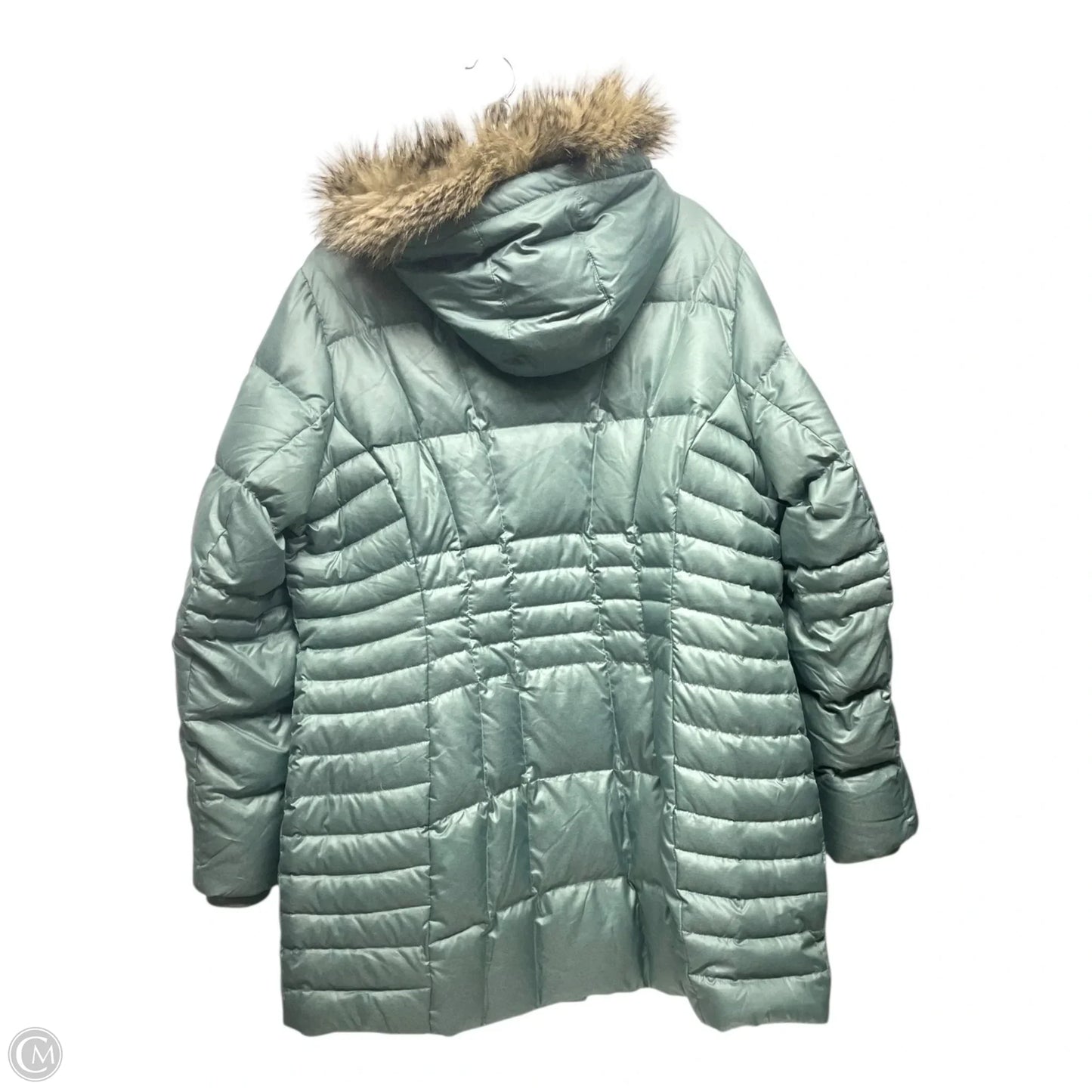 Coat Puffer & Quilted By Eddie Bauer In Green, Size: Xl