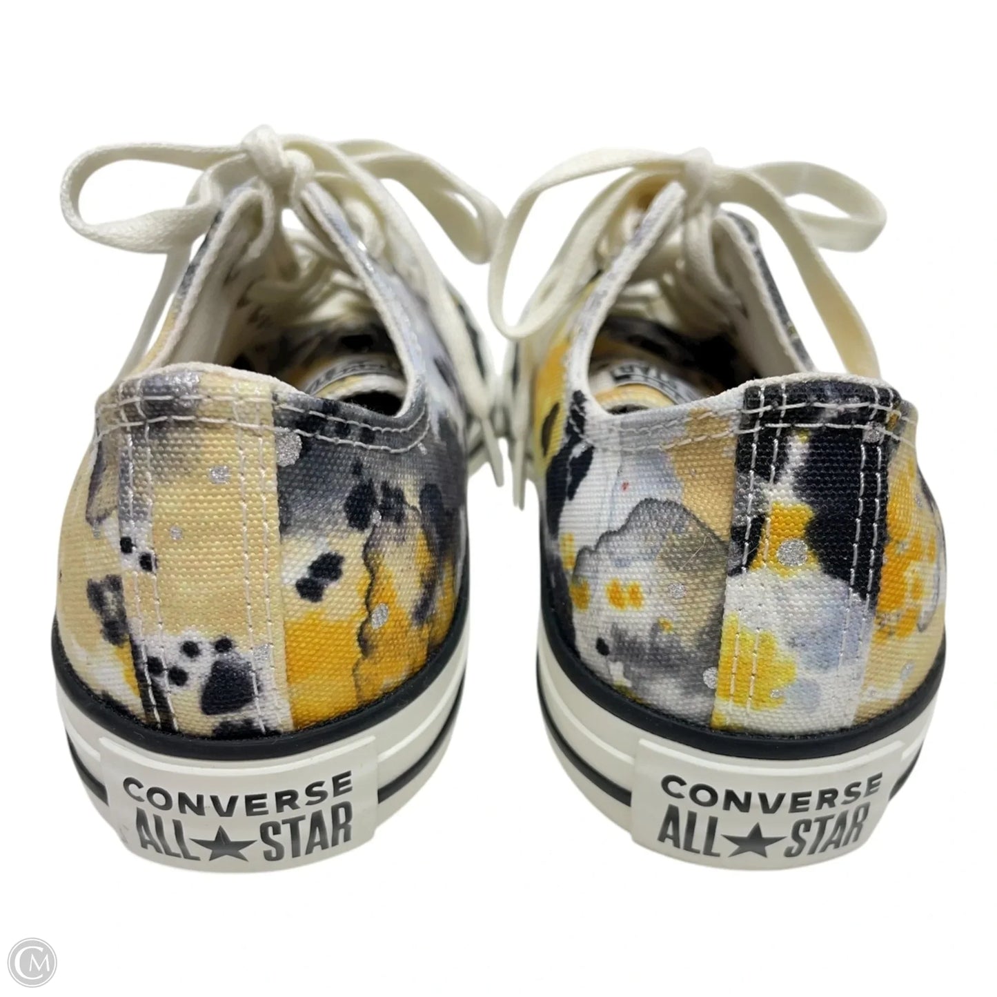 Shoes Sneakers By Converse In Black & Yellow, Size: 7