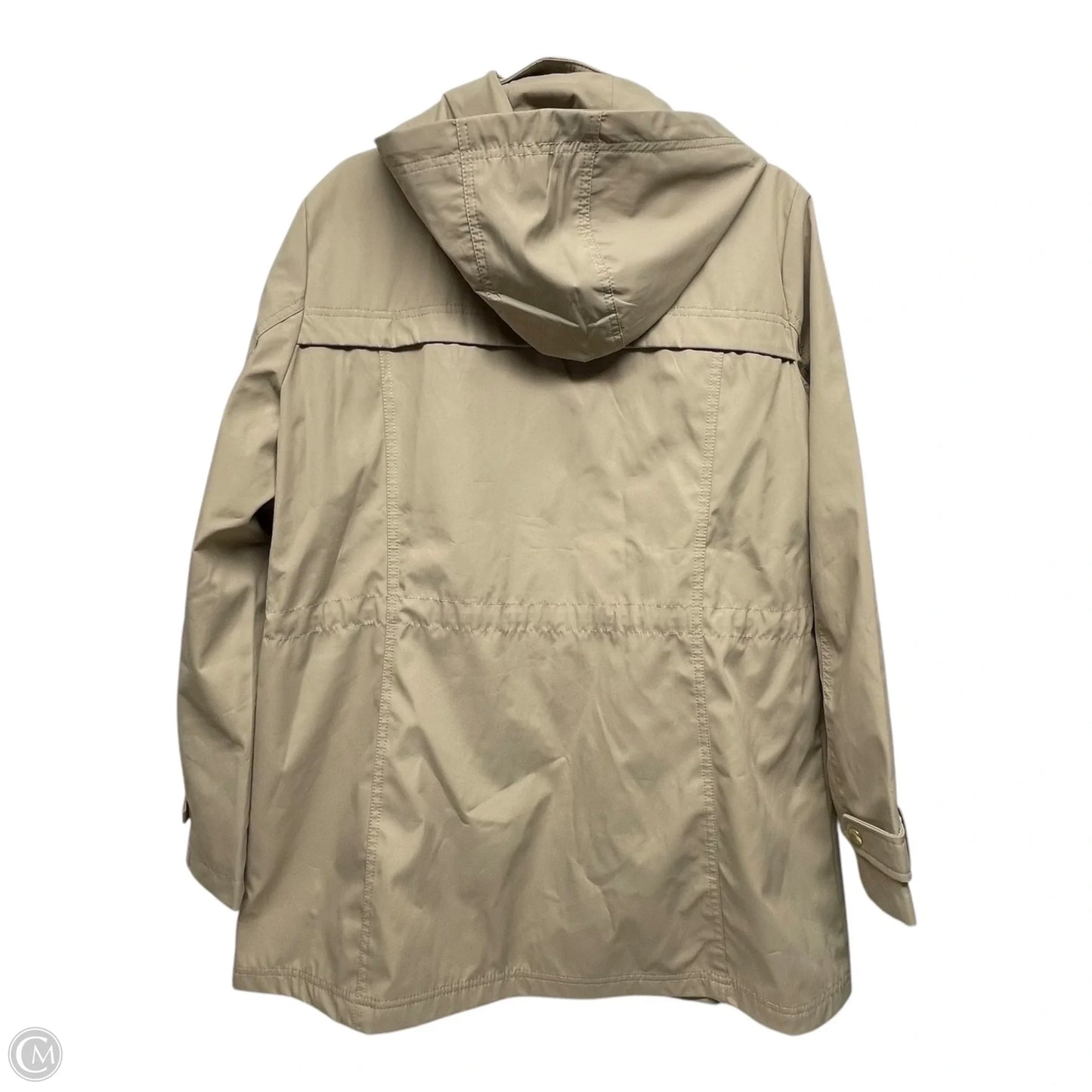 Coat Raincoat By Weatherproof In Tan, Size: Xl