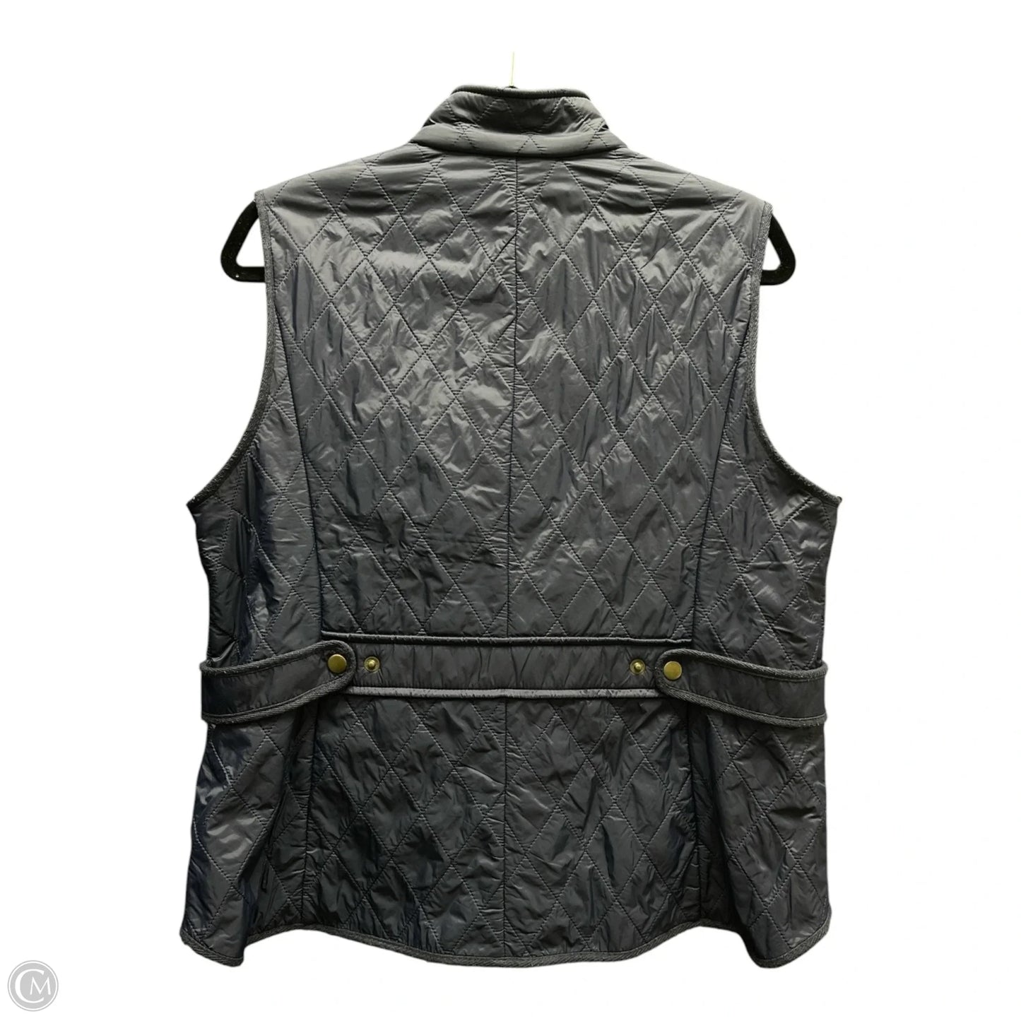 Vest Puffer & Quilted By Talbots In Navy, Size: L