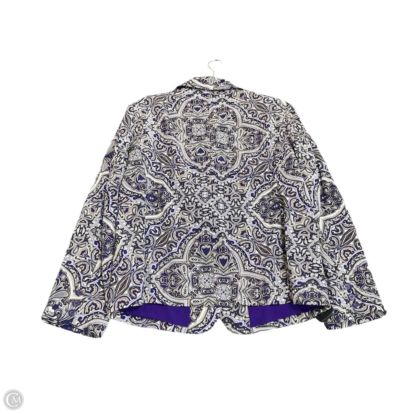 Blazer By Chicos In Purple, Size: L