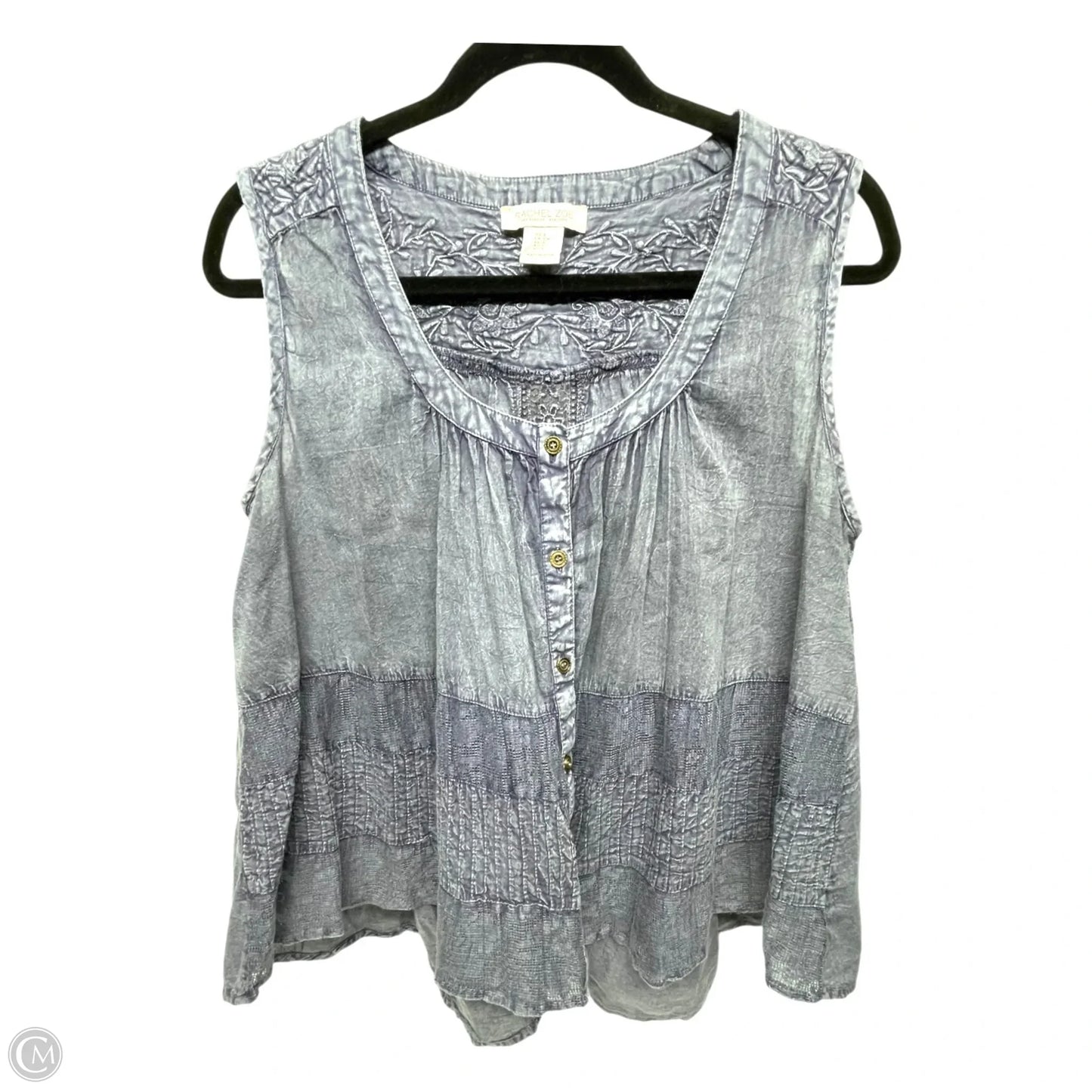 Top Sleeveless By Rachel Zoe In Blue, Size: S