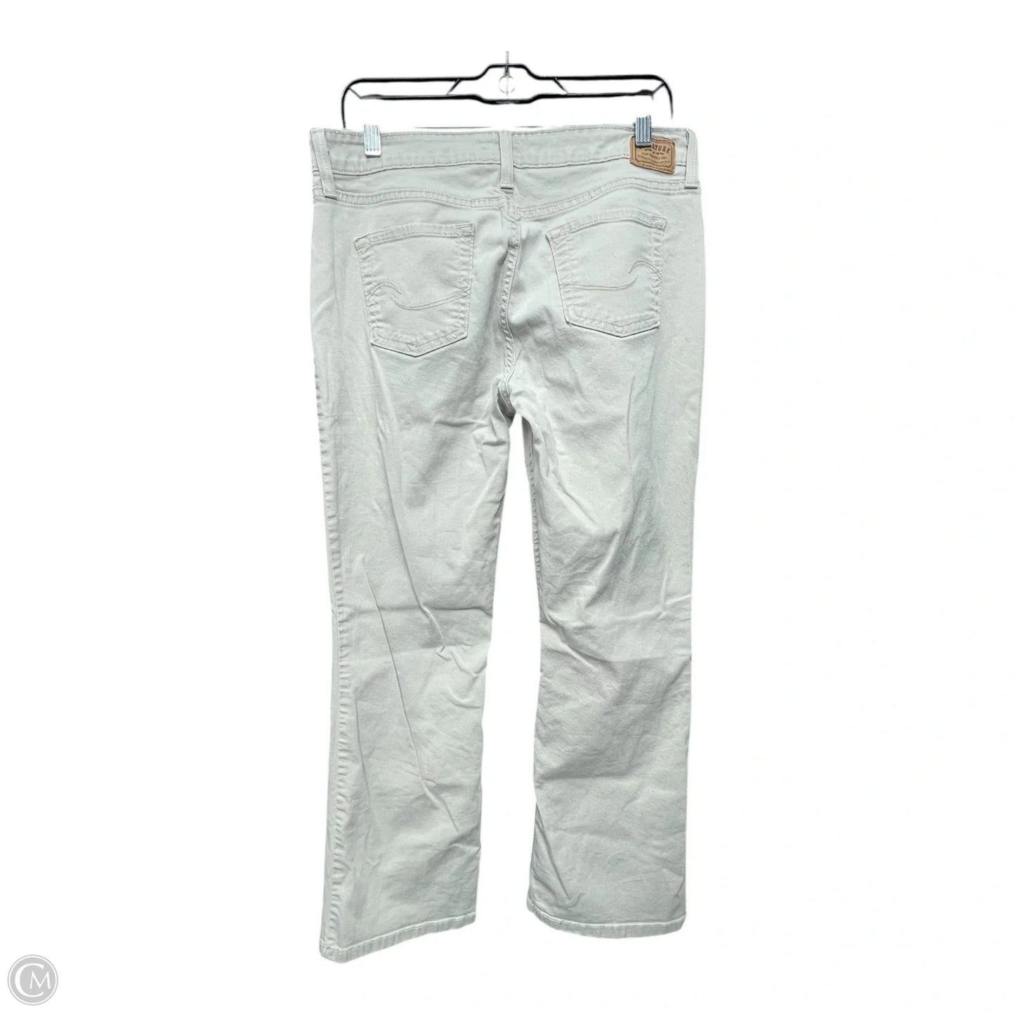 Jeans Flared By Levis In Beige, Size: 12