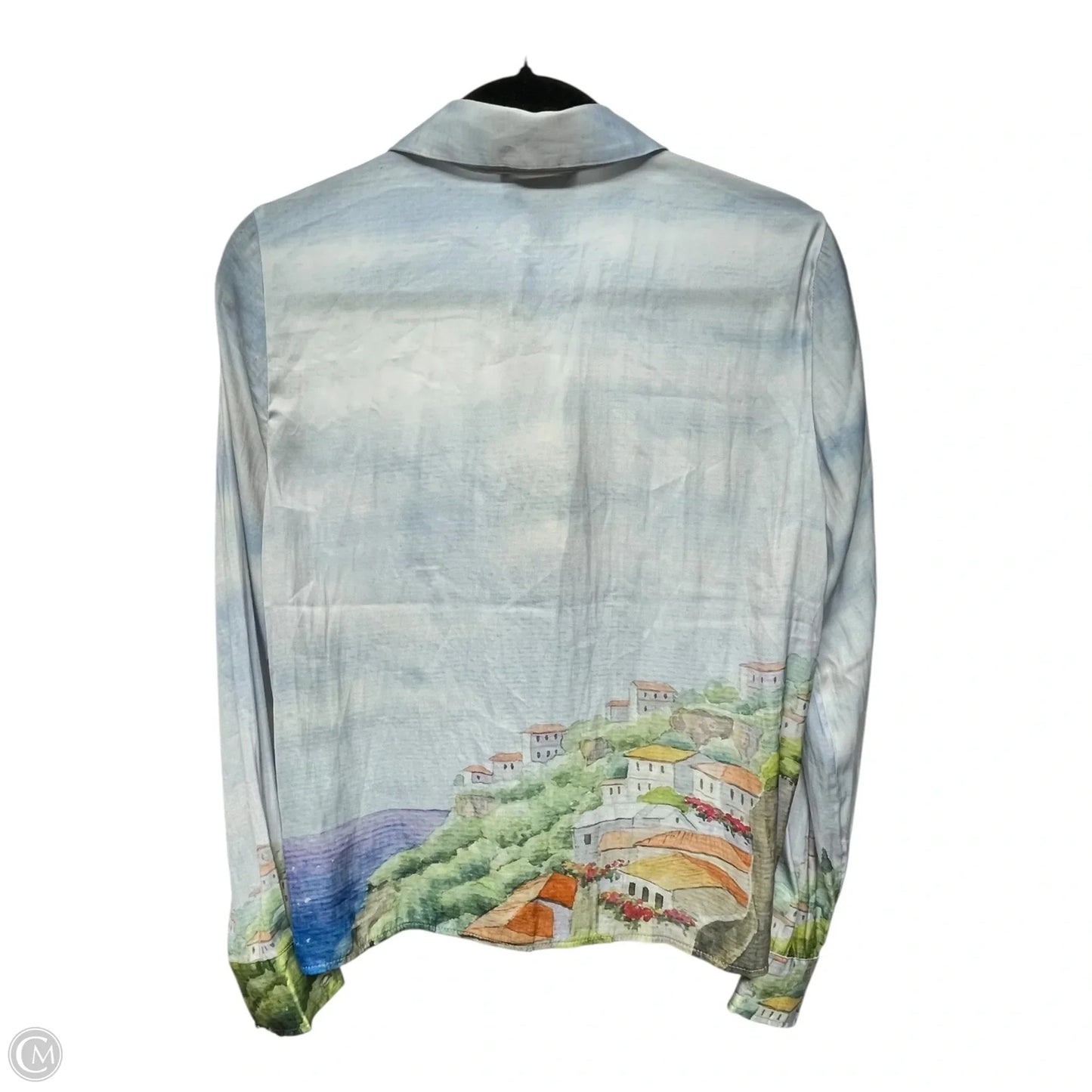 Top Long Sleeve By Rachel Zoe In Blue, Size: Xs