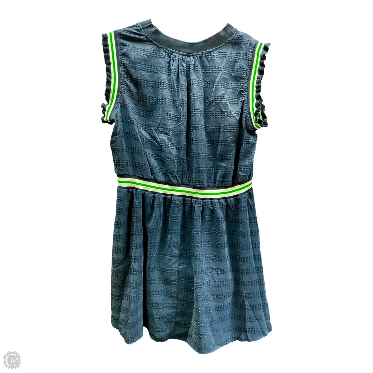 Dress Casual Short By Voy In Blue & Green, Size: L