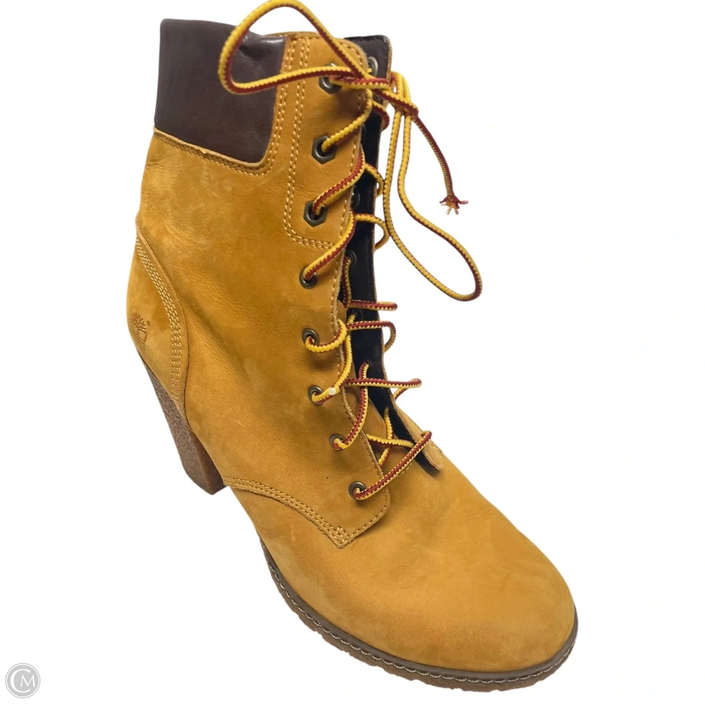 Boots Ankle Heels By Timberland In Brown, Size: 10