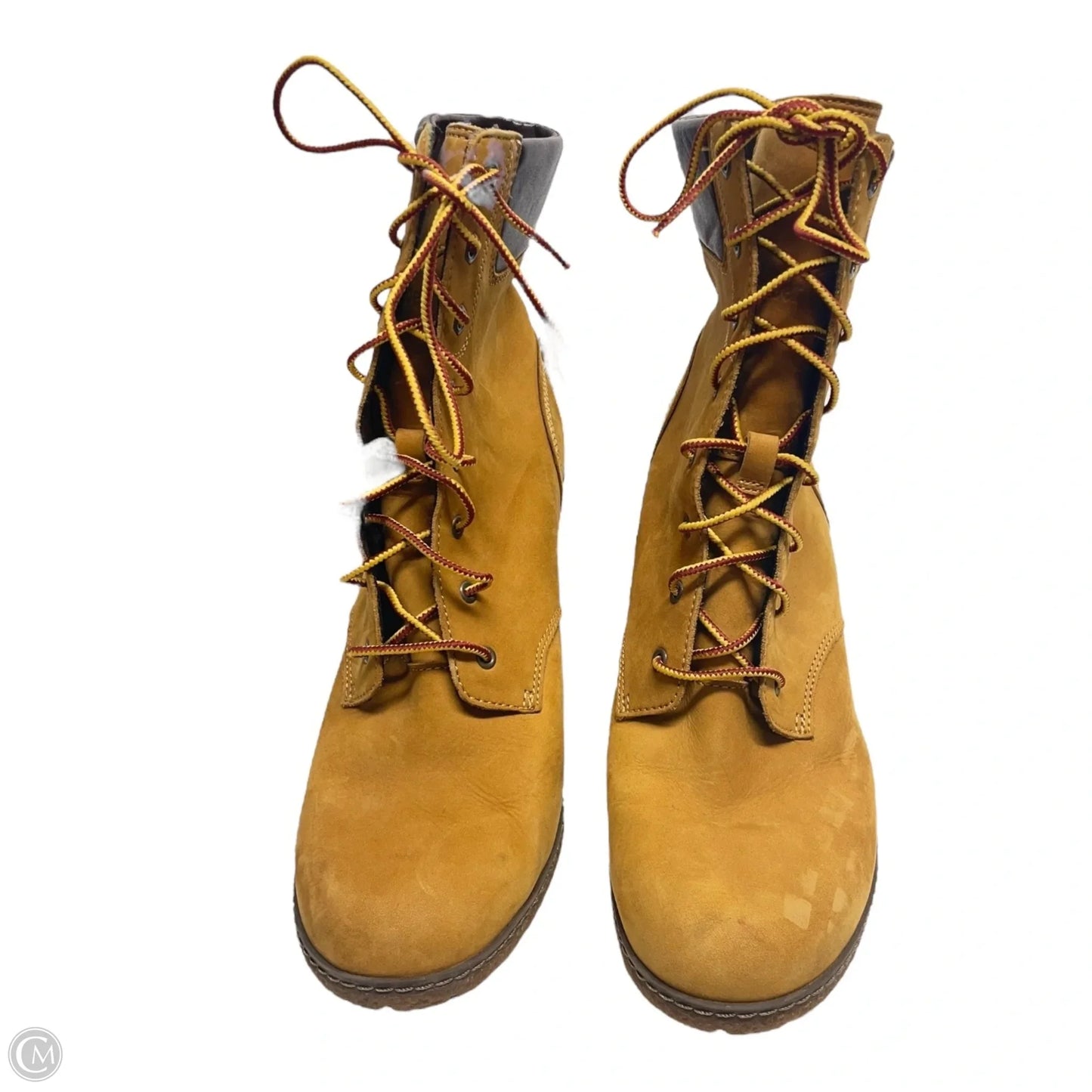 Boots Ankle Heels By Timberland In Brown, Size: 10