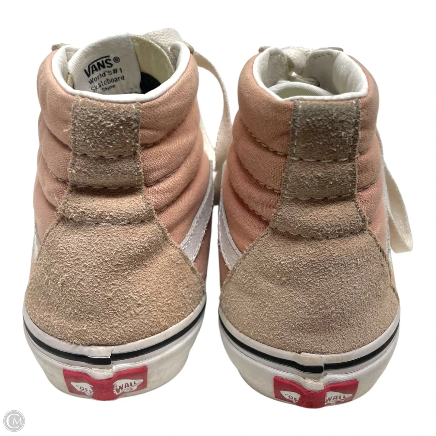 Shoes Sneakers By Vans In Peach, Size: 6